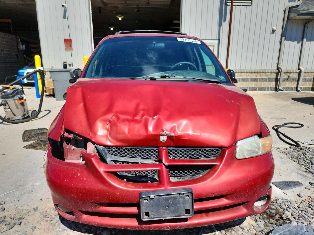 2000 Dodge Caravan Se Красный vin: 2B4GP45G7YR718876