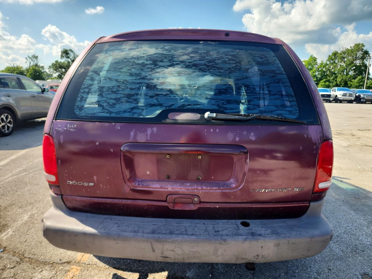 1999 Dodge Caravan Se/sport Purple vin: 2B4GP45R7XR444787