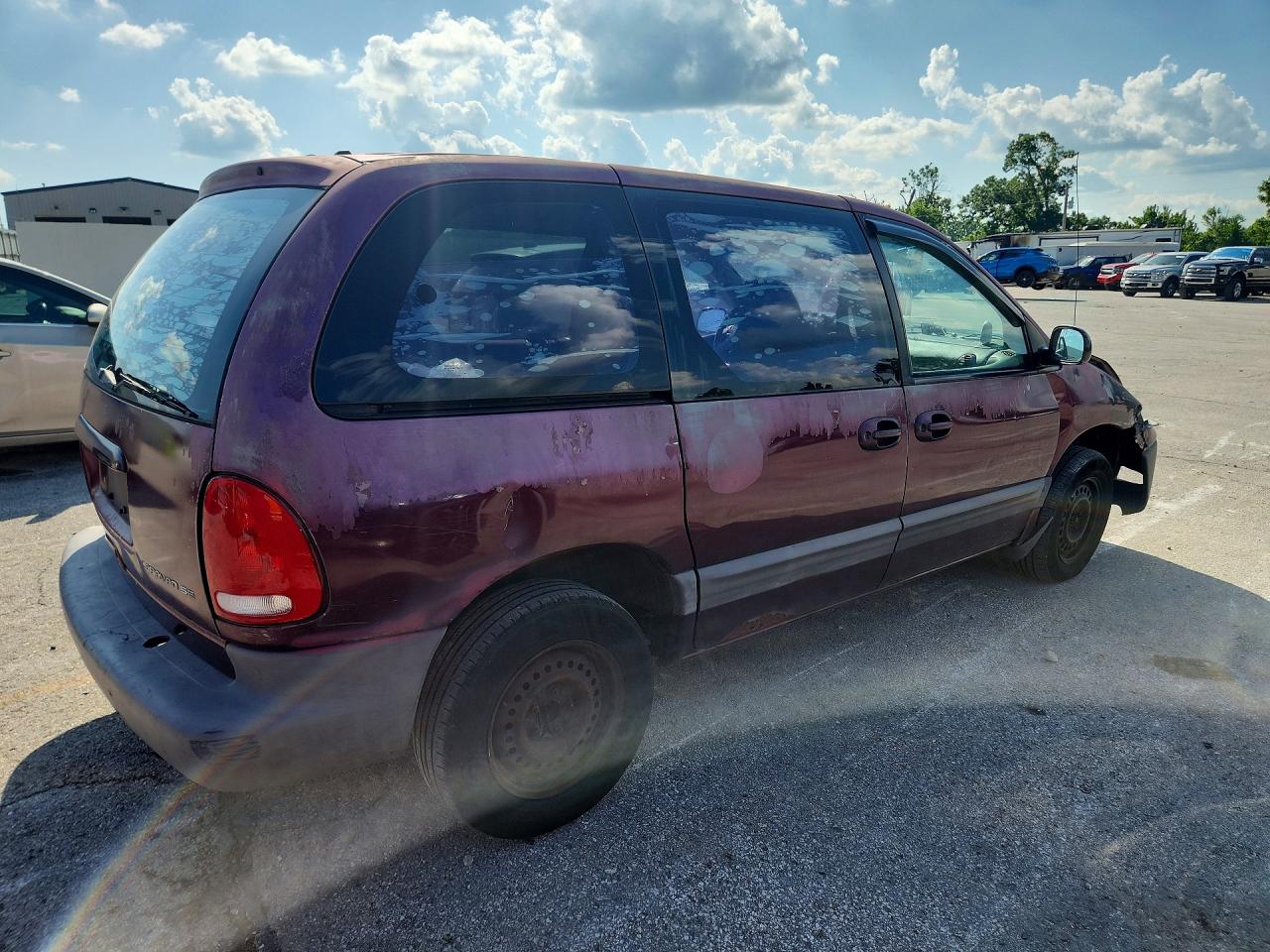 1999 Dodge Caravan Se/sport Purple vin: 2B4GP45R7XR444787