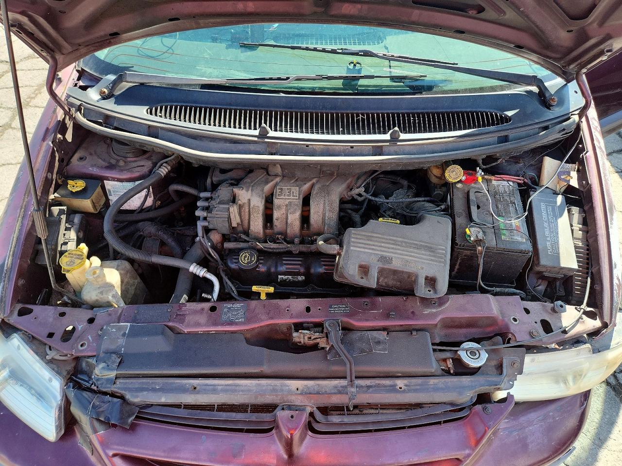 1999 Dodge Caravan Se/sport Purple vin: 2B4GP45R7XR444787