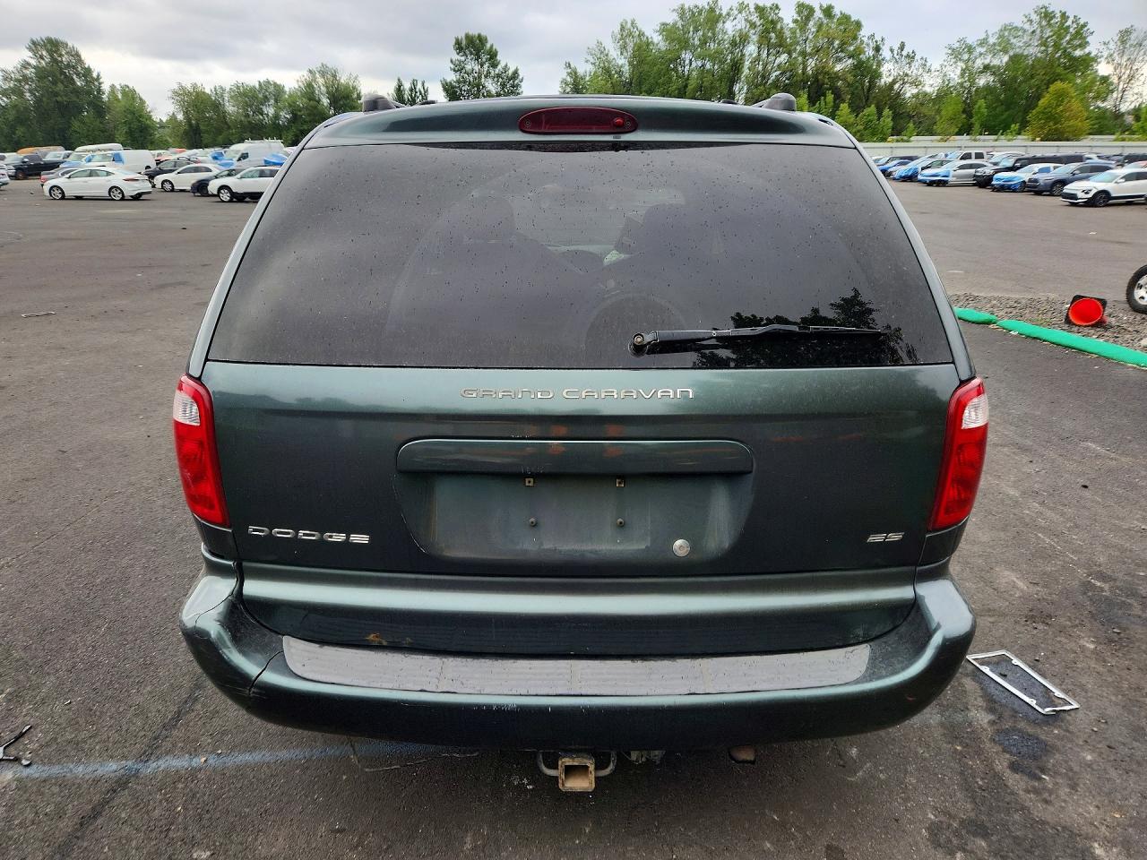 2002 Dodge Grand Caravan Es Gray vin: 2B4GP54L72R795355