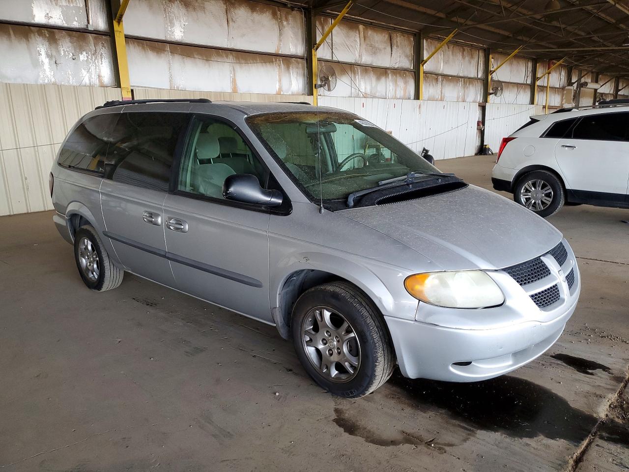 2002 Dodge Grand Caravan Ex Silver vin: 2B4GP74L82R787230