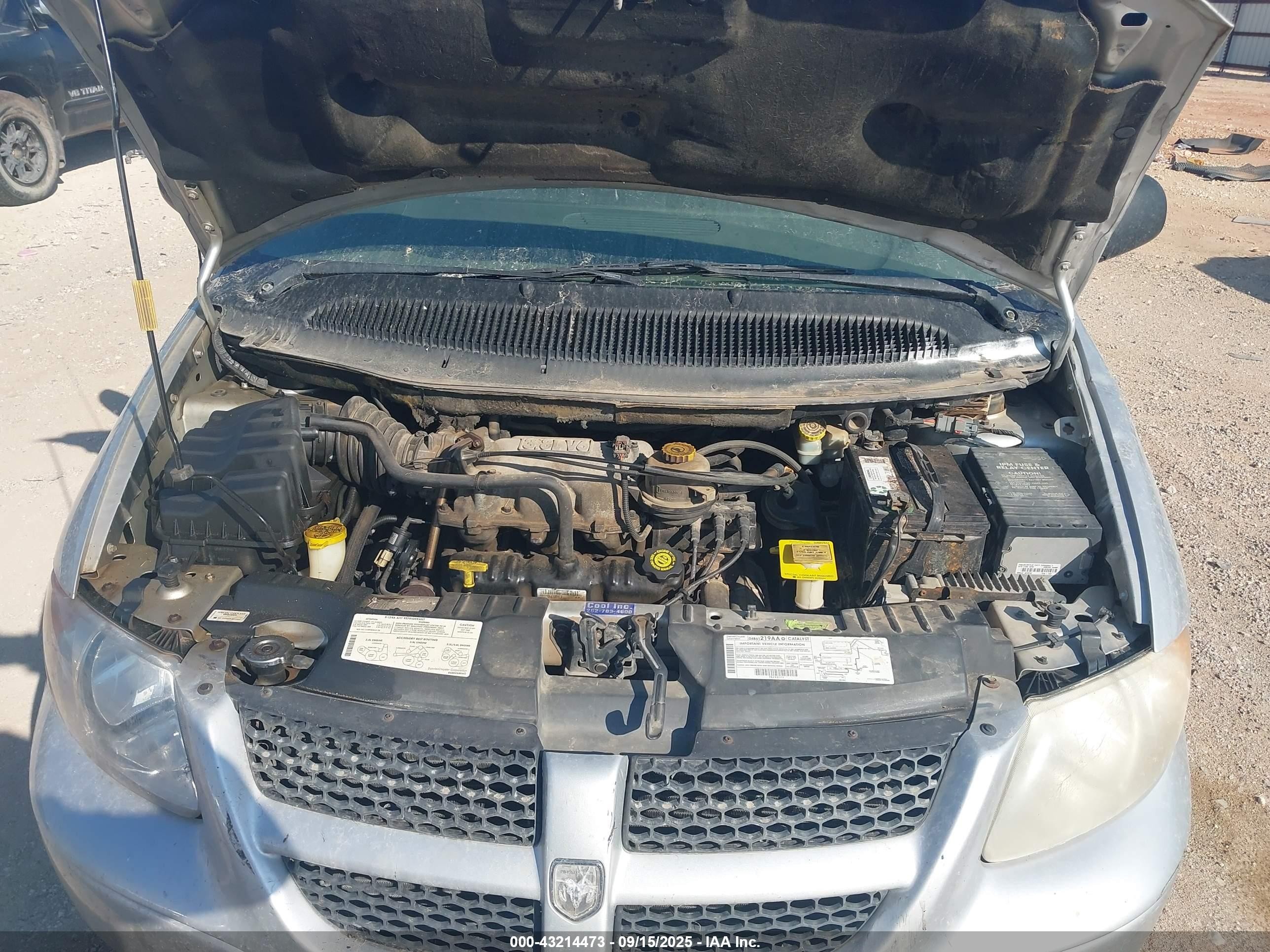 2001 Dodge Grand Caravan Ex Silver vin: 2B4GP74L91R293053