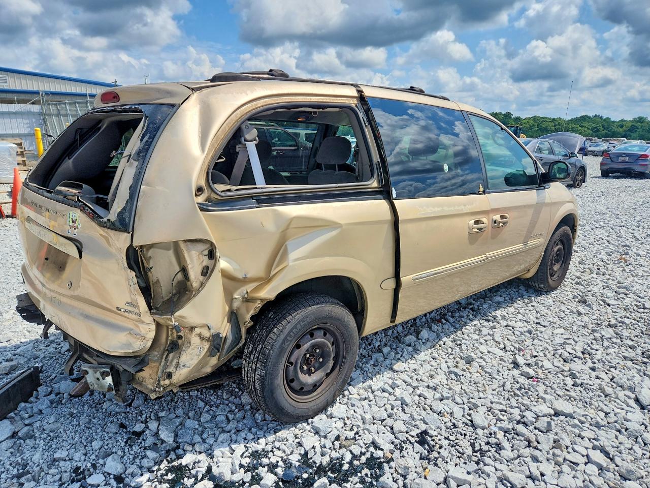 2001 Dodge Grand Caravan Es Beige vin: 2B4GT54L01R322150