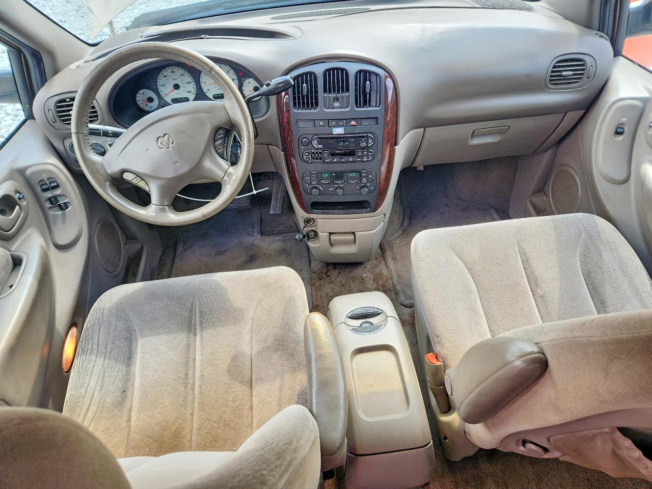 2001 Dodge Grand Caravan Es Beige vin: 2B4GT54L01R322150