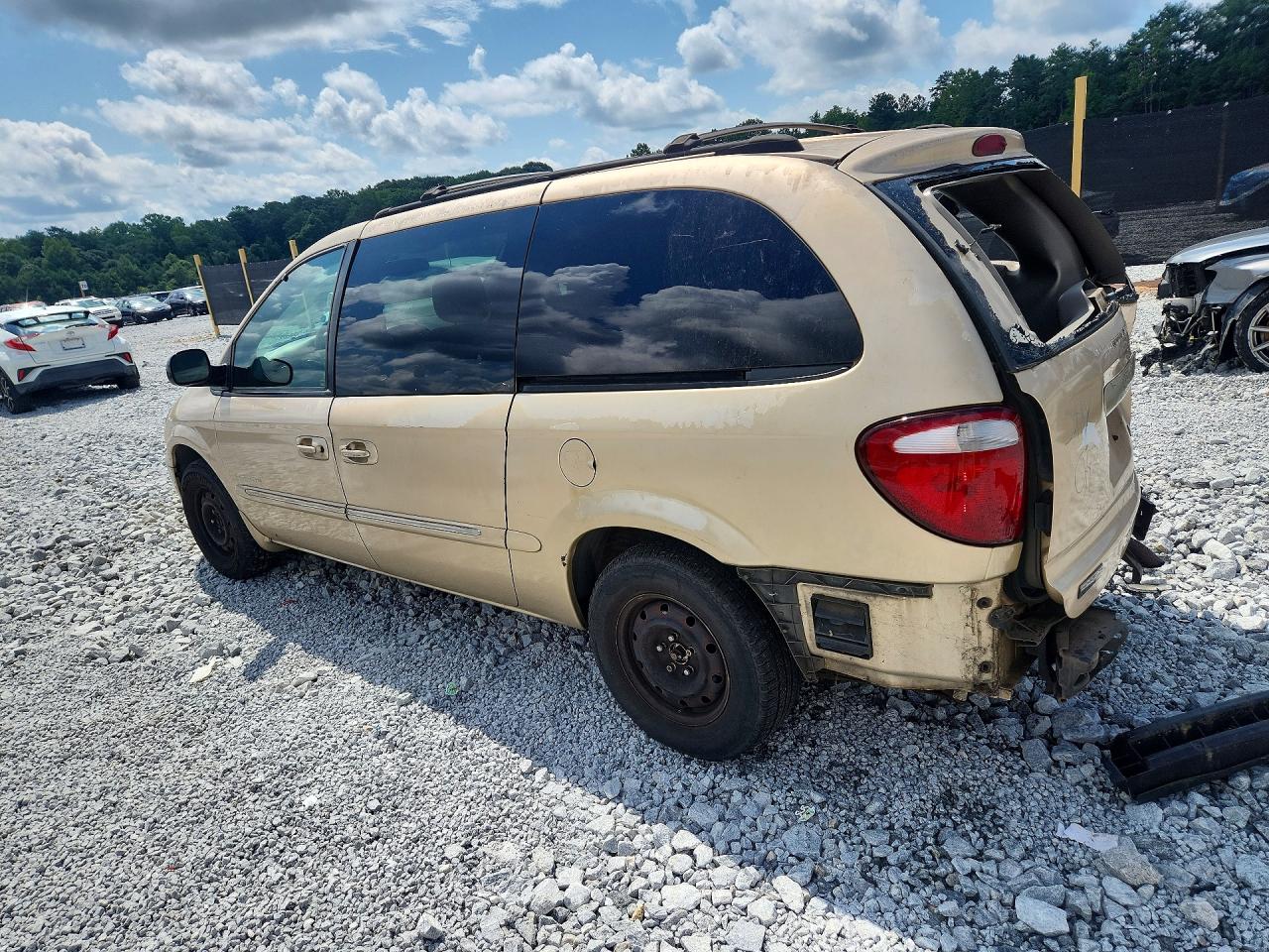 2001 Dodge Grand Caravan Es Beige vin: 2B4GT54L01R322150