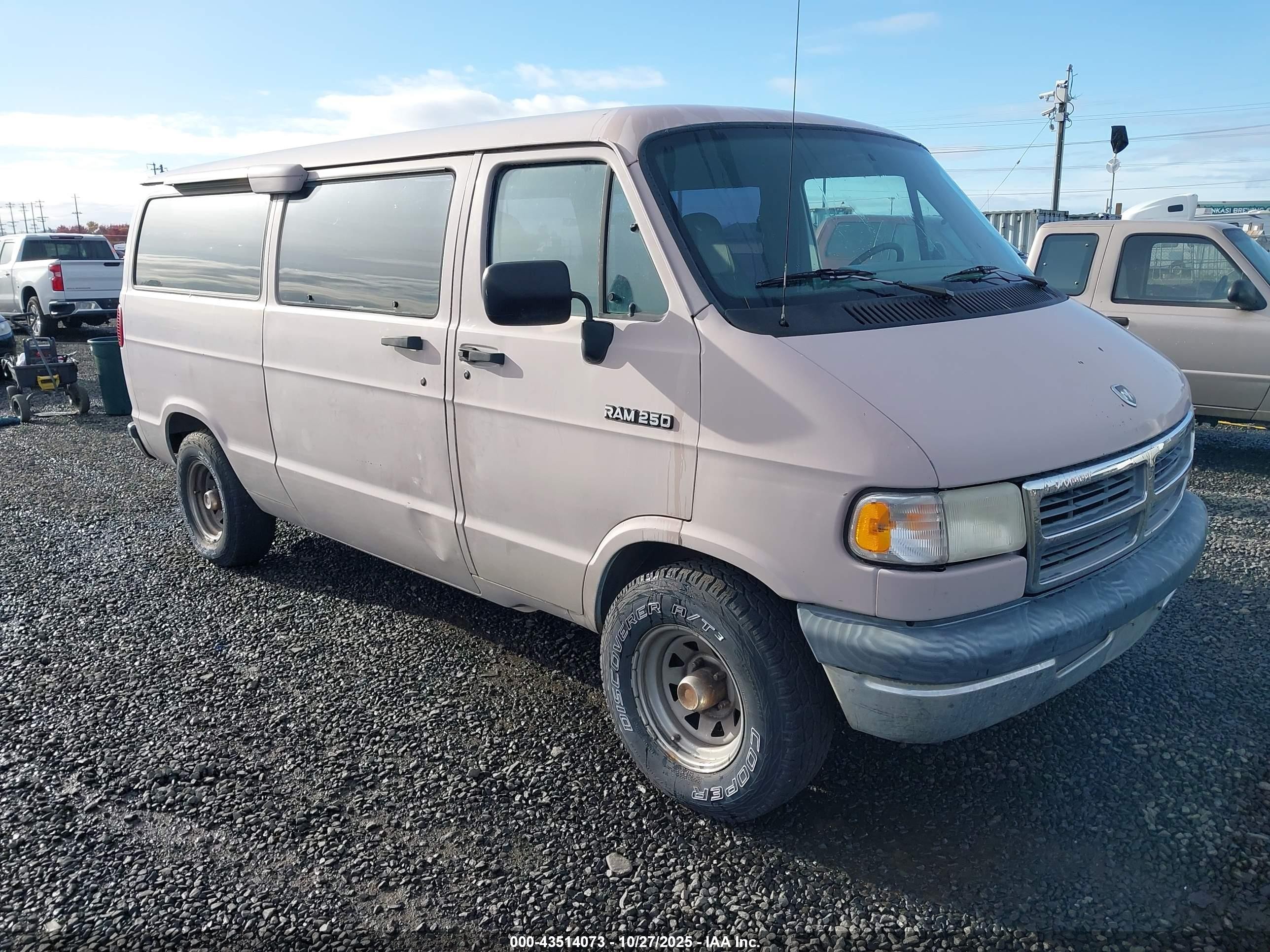 1994 Dodge Ram Wagon B250 Розовый vin: 2B4HB25Y1RK553725