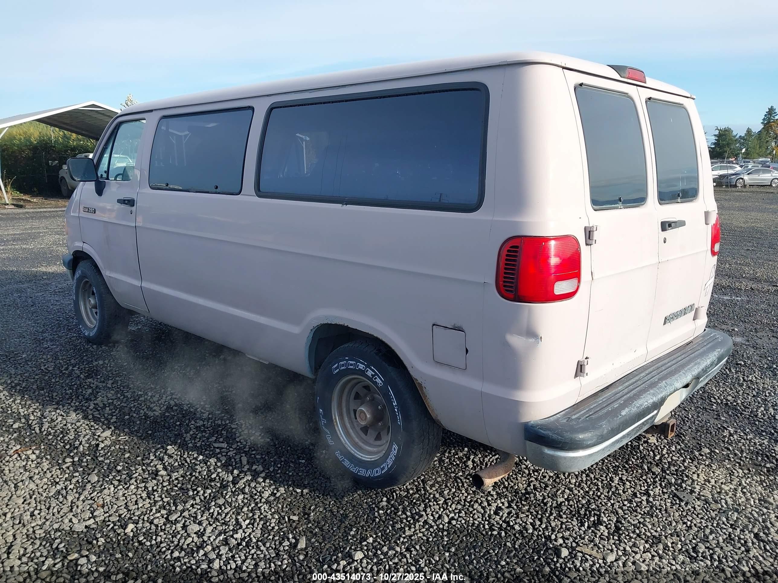 1994 Dodge Ram Wagon B250 Розовый vin: 2B4HB25Y1RK553725