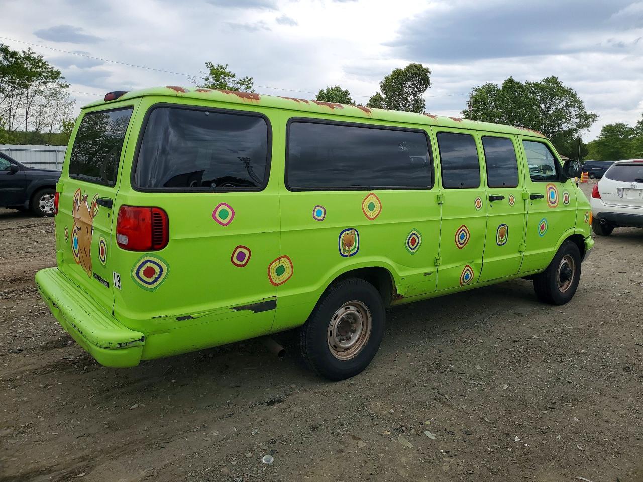 2001 Dodge Ram Wagon B3500 Green vin: 2B5WB35Y61K511533