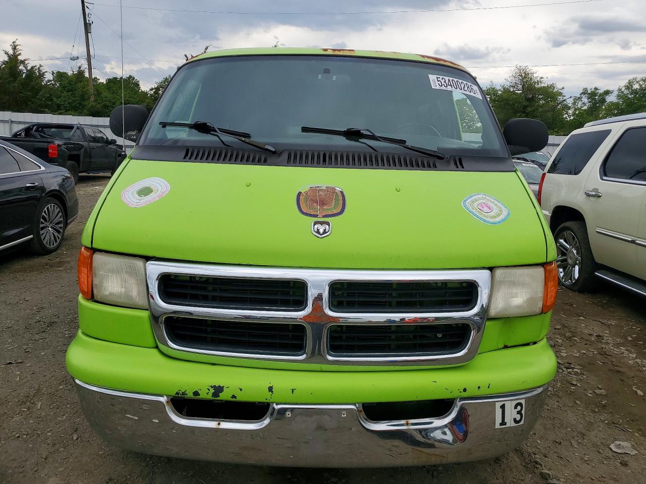 2001 Dodge Ram Wagon B3500 Green vin: 2B5WB35Y61K511533