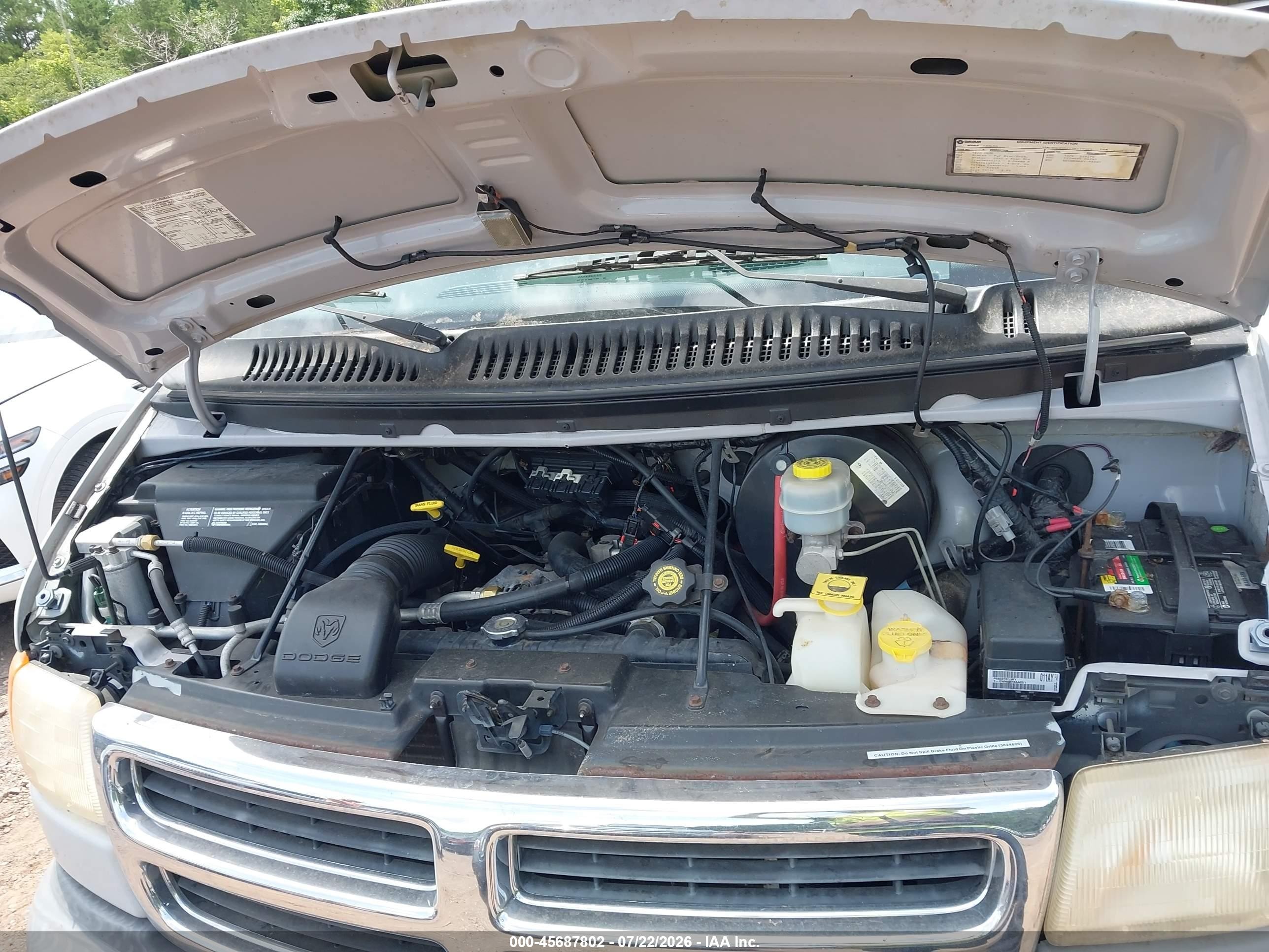2002 Dodge Ram Wagon 3500   Серый vin: 2B5WB35Z12K119392