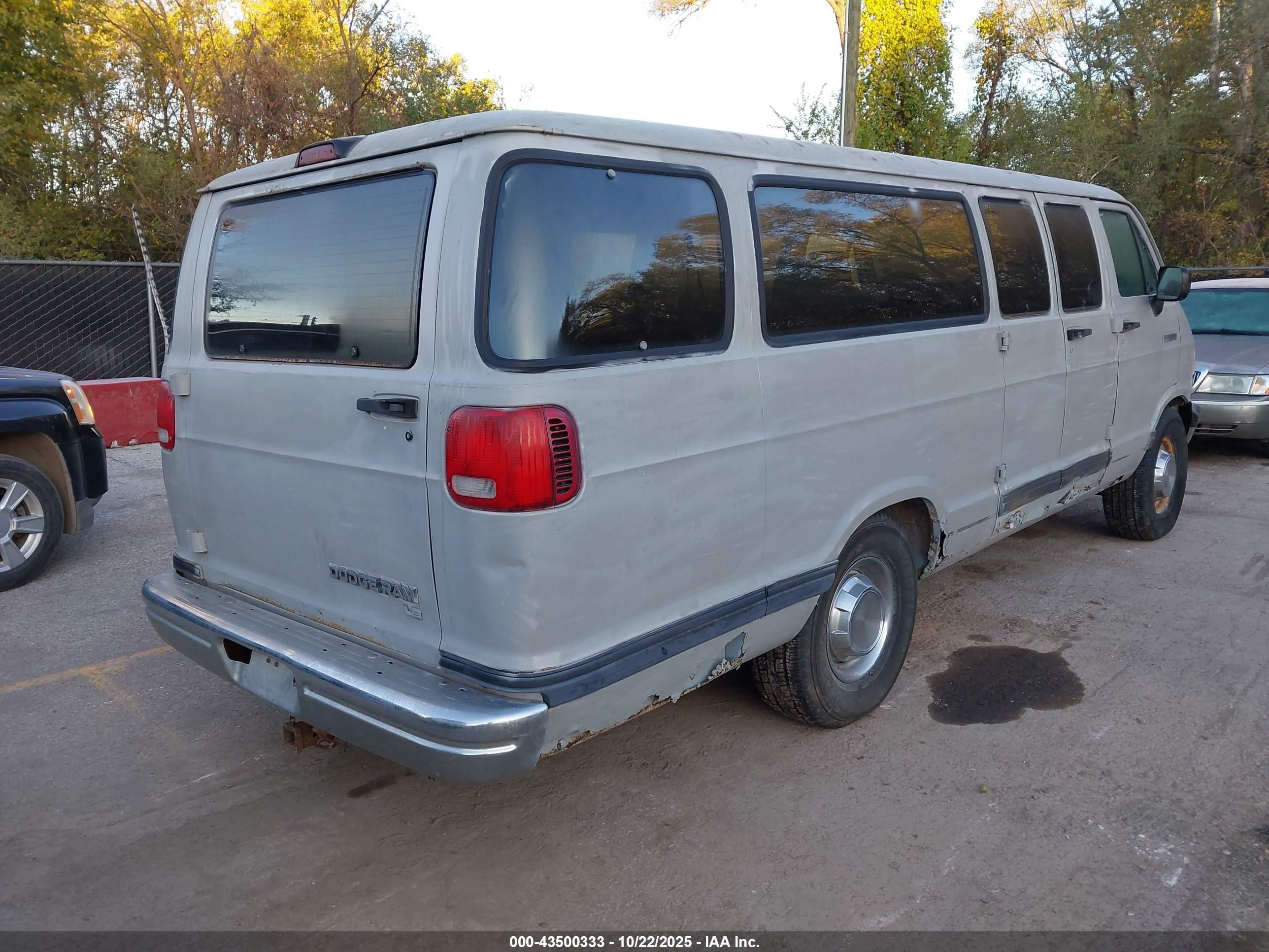 1994 Dodge Ram Wagon B350 Серый vin: 2B5WB35Z2RK577615