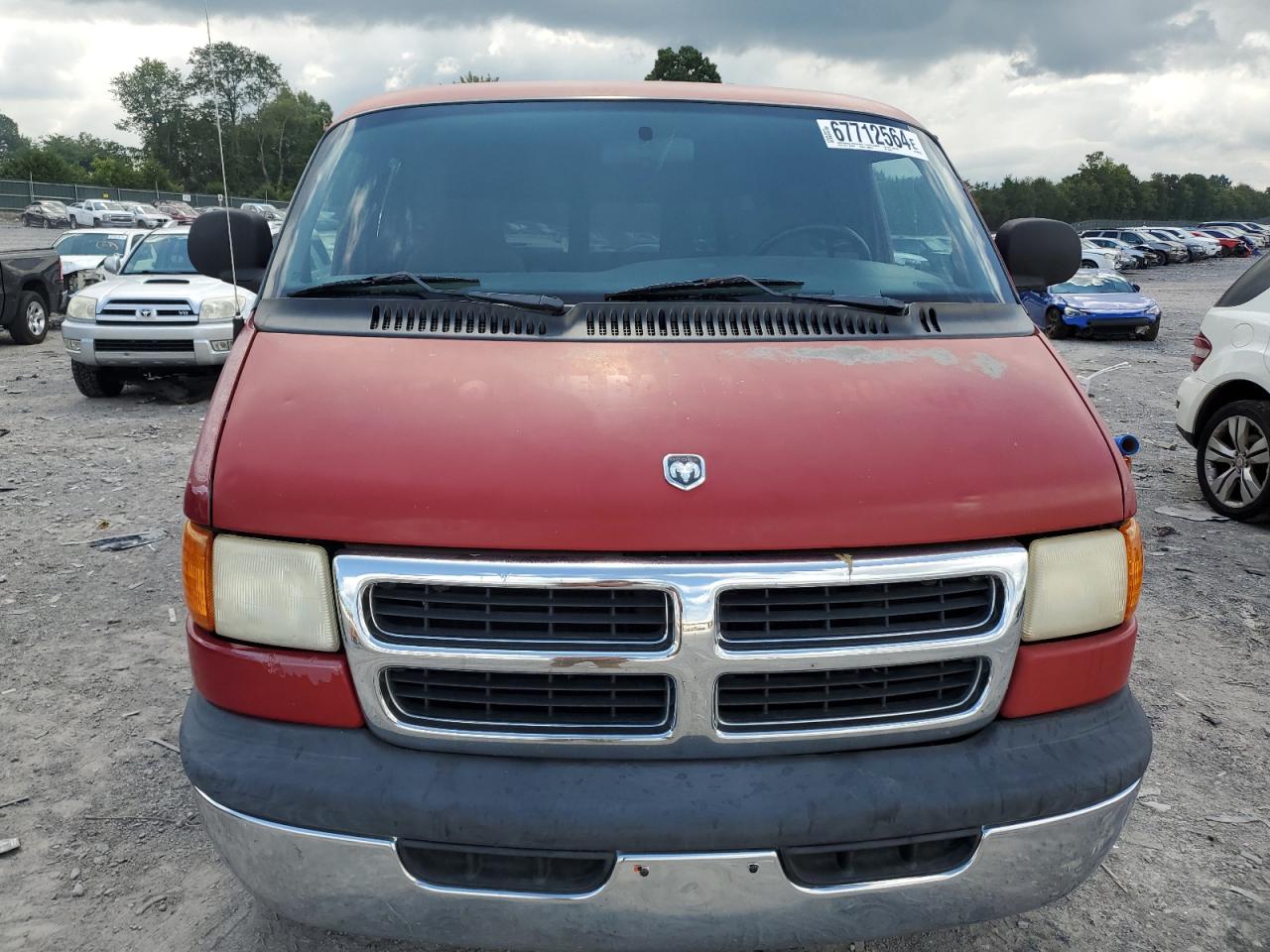 1999 Dodge Ram Wagon B3500 Red vin: 2B5WB35Z3XK531675