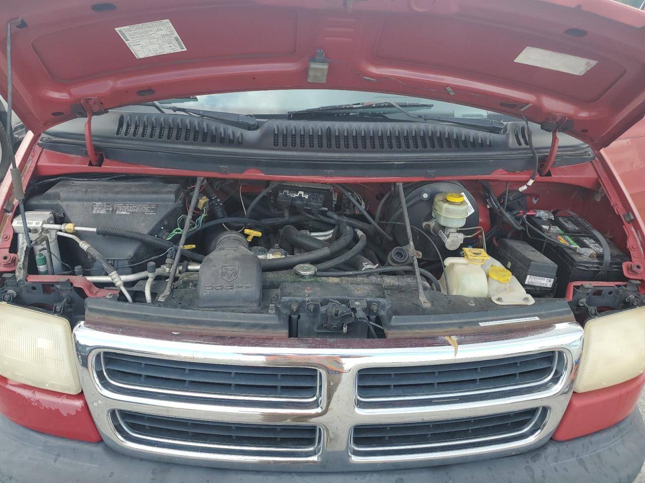 1999 Dodge Ram Wagon B3500 Red vin: 2B5WB35Z3XK531675