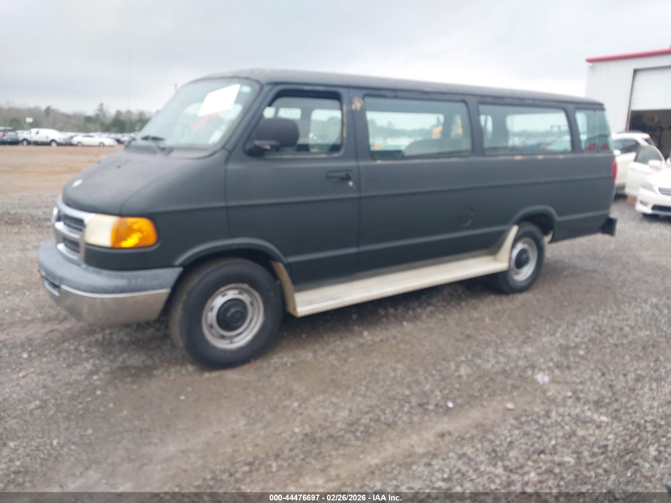 2001 Dodge Ram Wagon 3500   Black vin: 2B5WB35Z51K546220