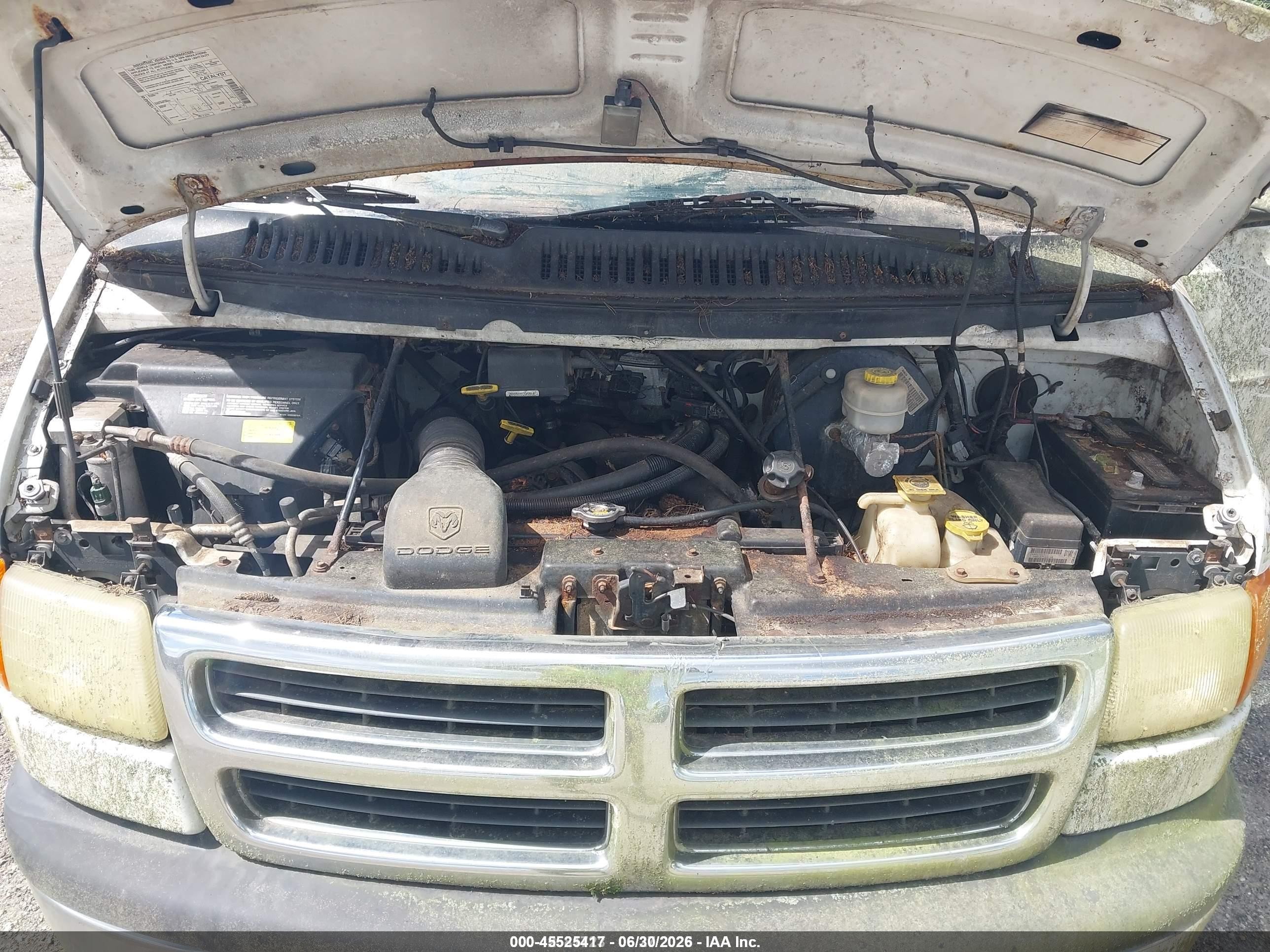 2001 Dodge Ram Wagon 3500   Белый vin: 2B5WB35Z91K554613