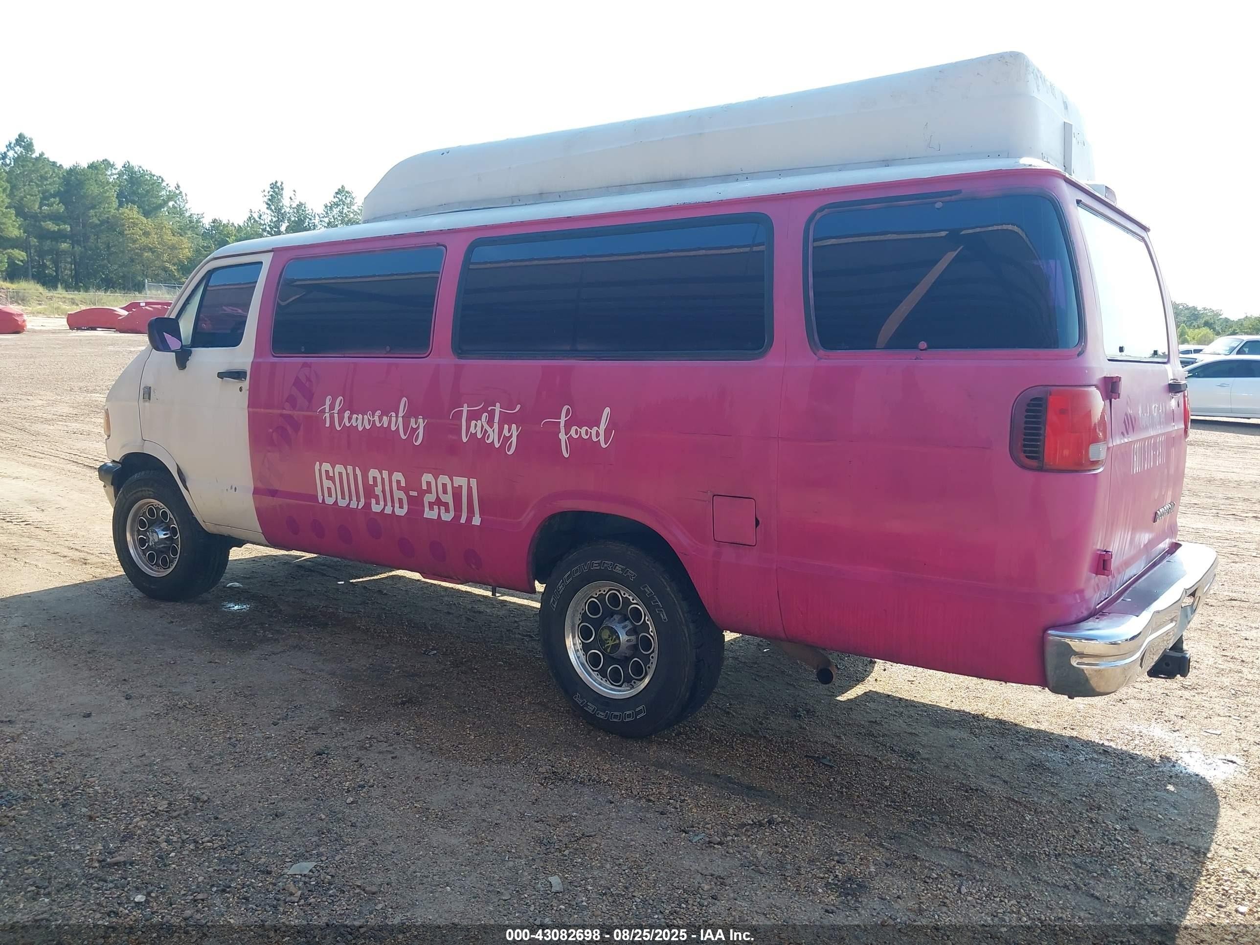 1994 Dodge Ram Wagon B350 Pink vin: 2B5WB35ZXRK173557