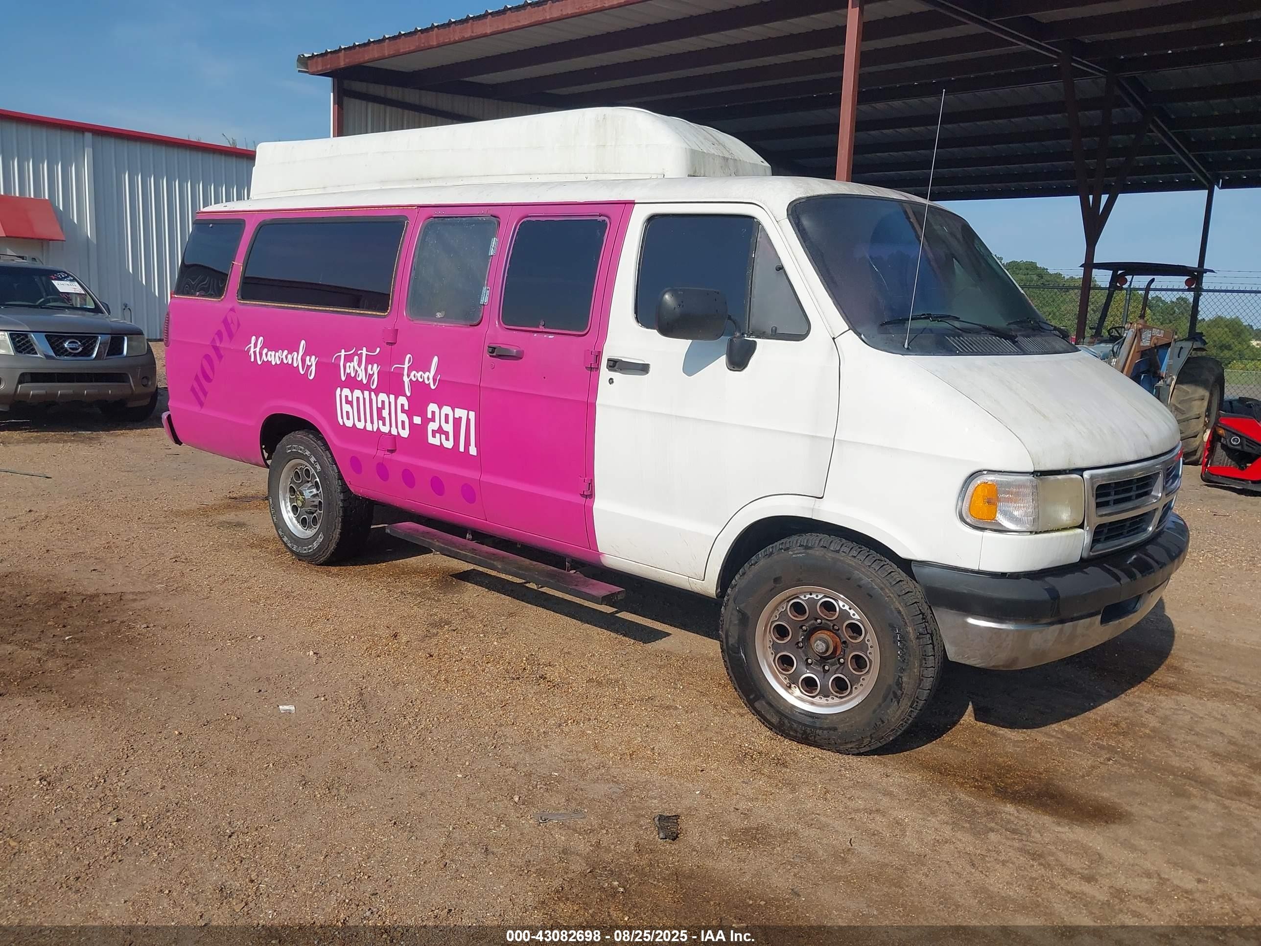 1994 Dodge Ram Wagon B350 Pink vin: 2B5WB35ZXRK173557