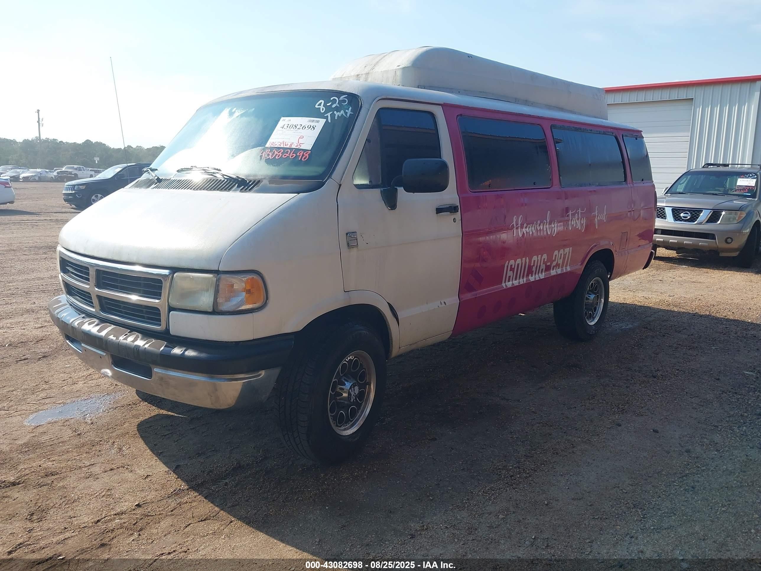 1994 Dodge Ram Wagon B350 Pink vin: 2B5WB35ZXRK173557