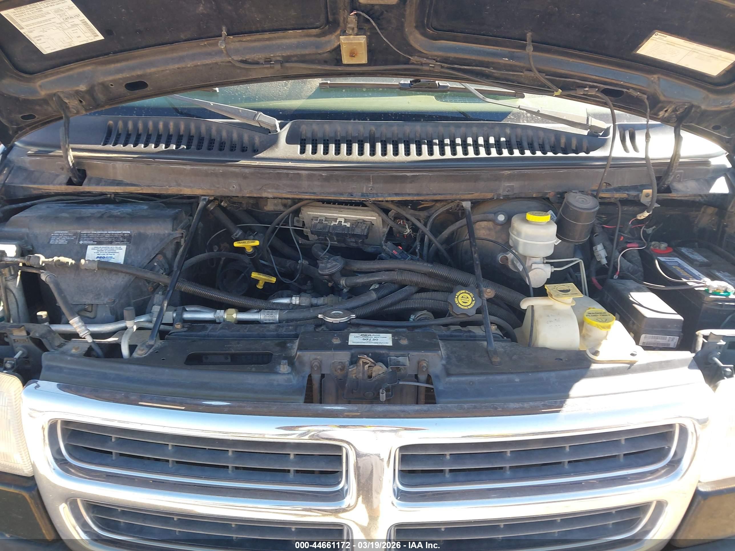 2001 Dodge Ram Van 1500 Conversion Black vin: 2B6HB11Y11K529582