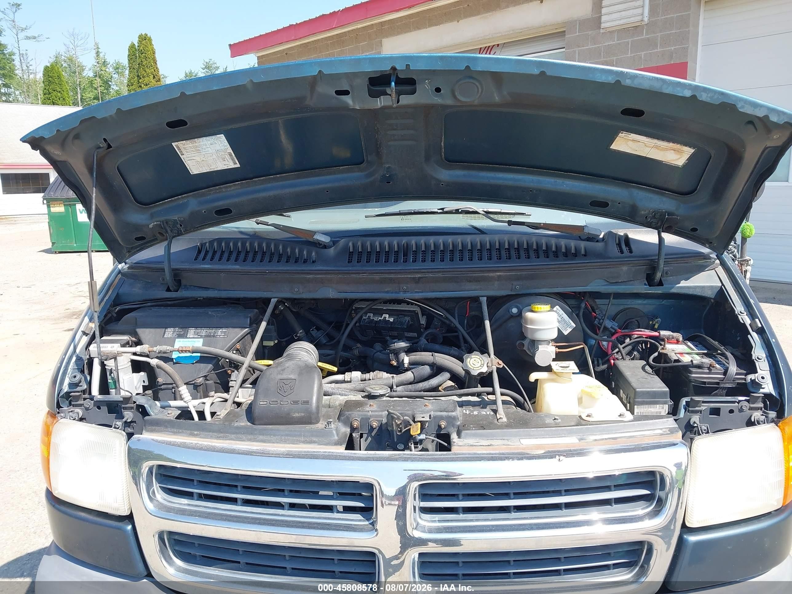 1999 Dodge Ram Van 1500 Commercial/conversion Blue vin: 2B6HB11Y1XK566916