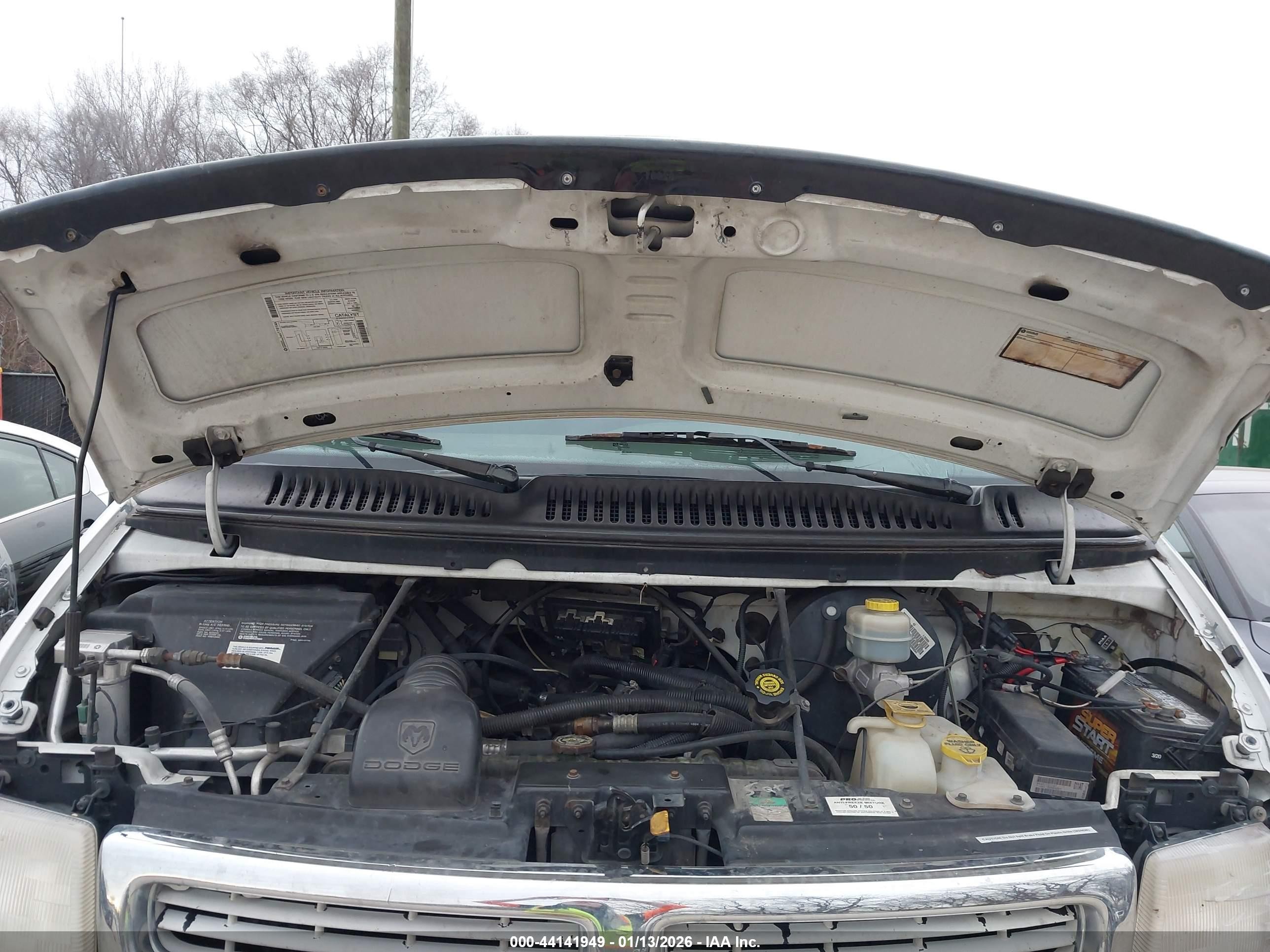 1999 Dodge Ram Van 1500 Commercial/conversion White vin: 2B6HB11Y1XK583246