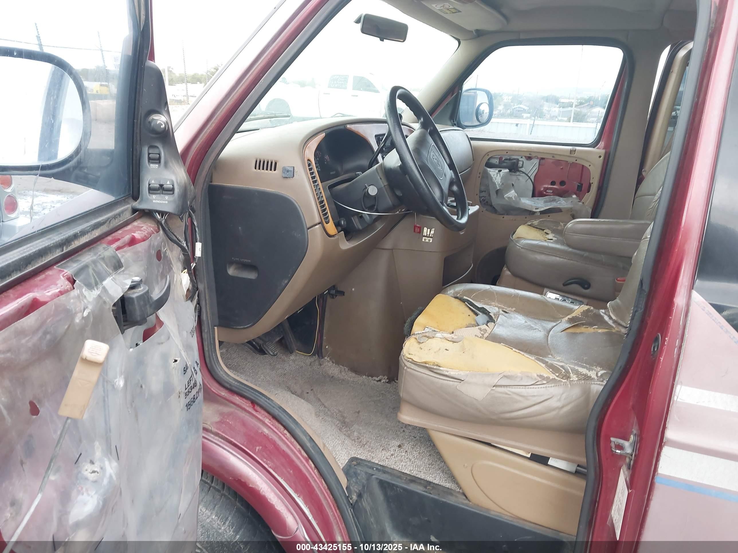 1999 Dodge Ram Van 1500 Commercial/conversion Red vin: 2B6HB11Y2XK503968