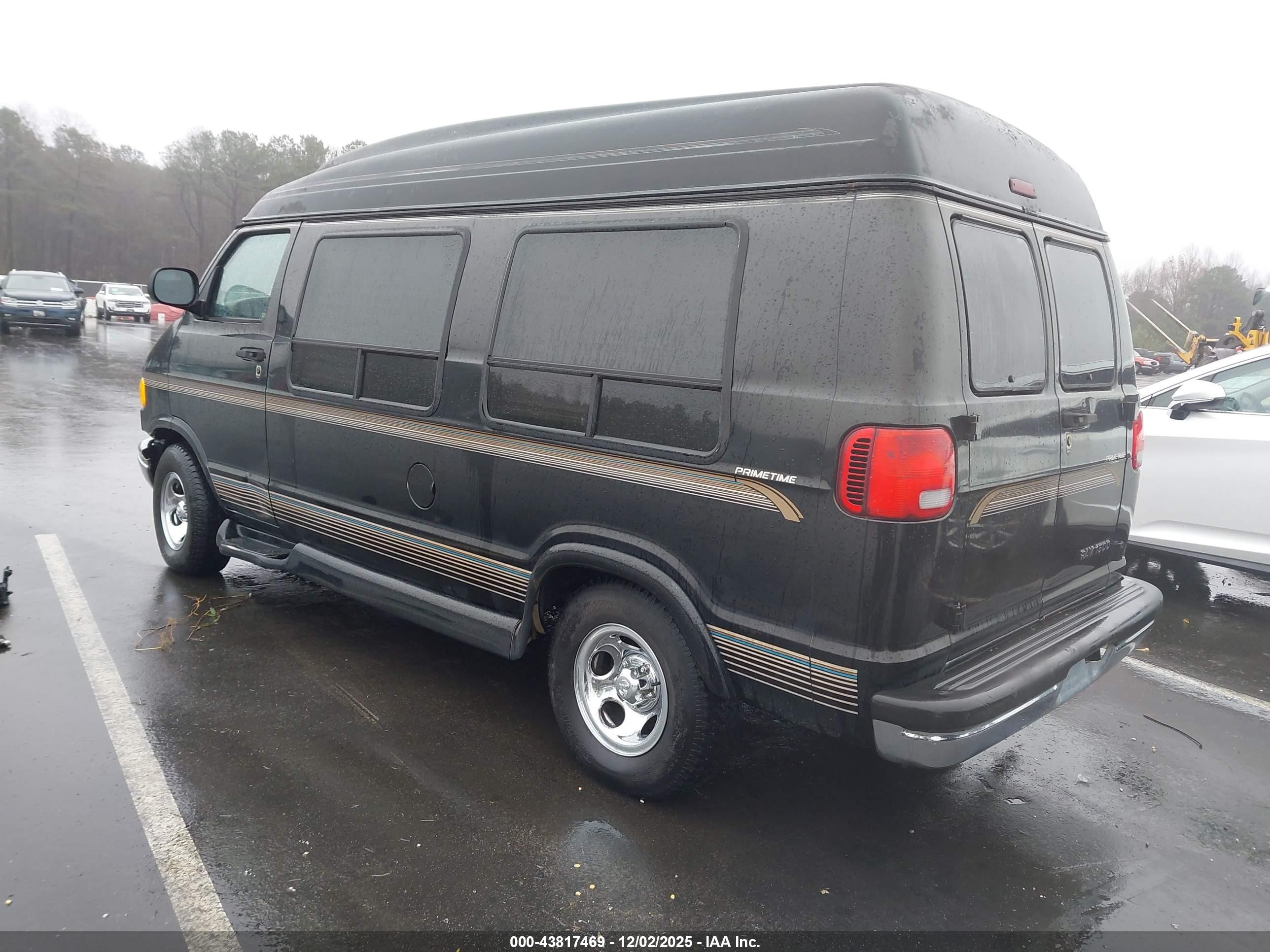 1999 Dodge Ram Van 1500 Commercial/conversion Черный vin: 2B6HB11Y2XK575169