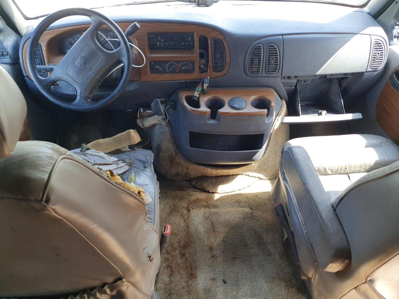 2000 Dodge Ram Van B1500 White vin: 2B6HB11Y3YK163120