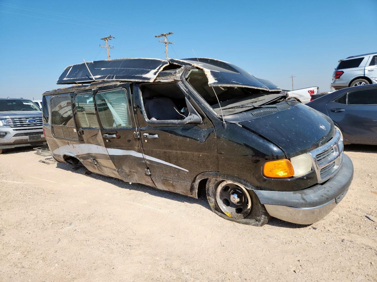 2001 Dodge Ram Van B1500 Black vin: 2B6HB11Y51K557627