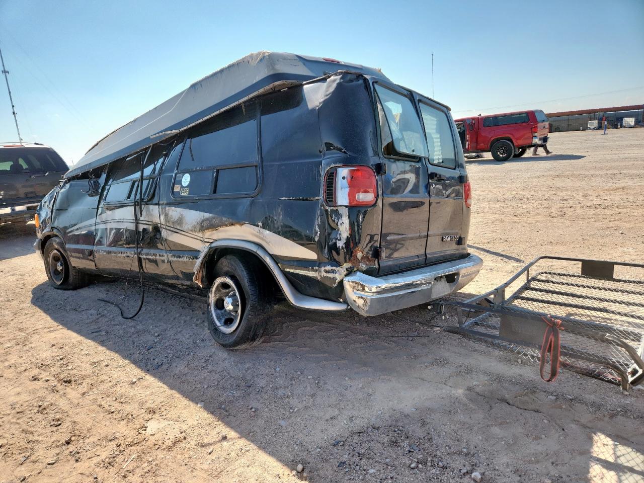 2001 Dodge Ram Van B1500 Black vin: 2B6HB11Y51K557627