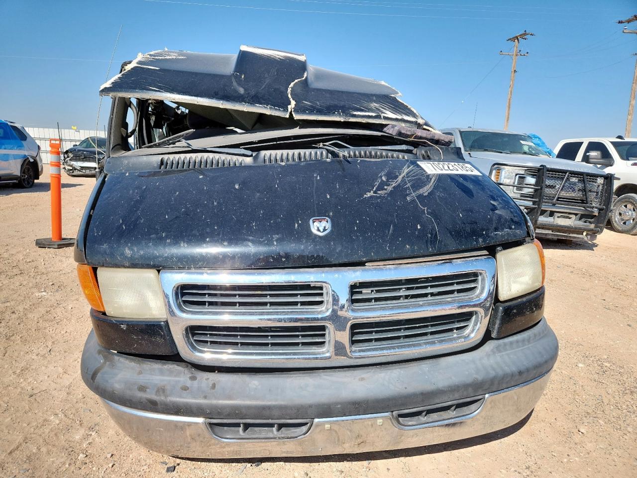 2001 Dodge Ram Van B1500 Black vin: 2B6HB11Y51K557627