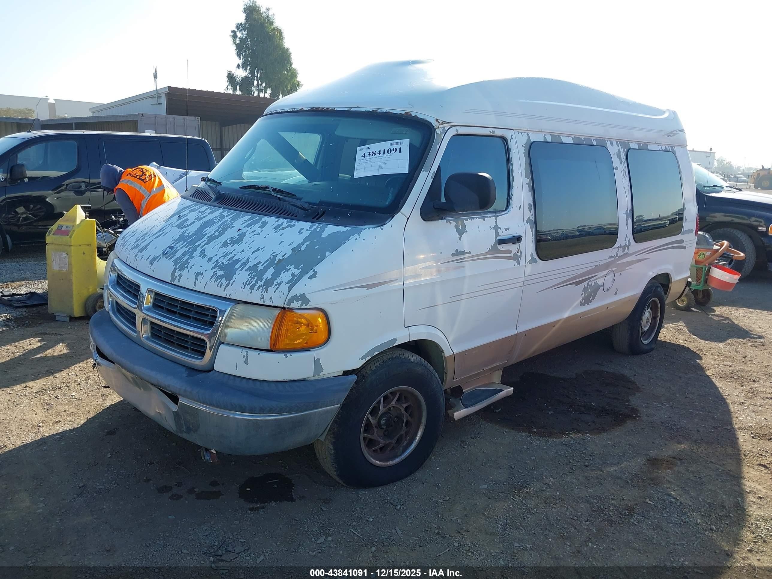 2002 Dodge Ram Van 1500 Conversion White vin: 2B6HB11Z02K143178