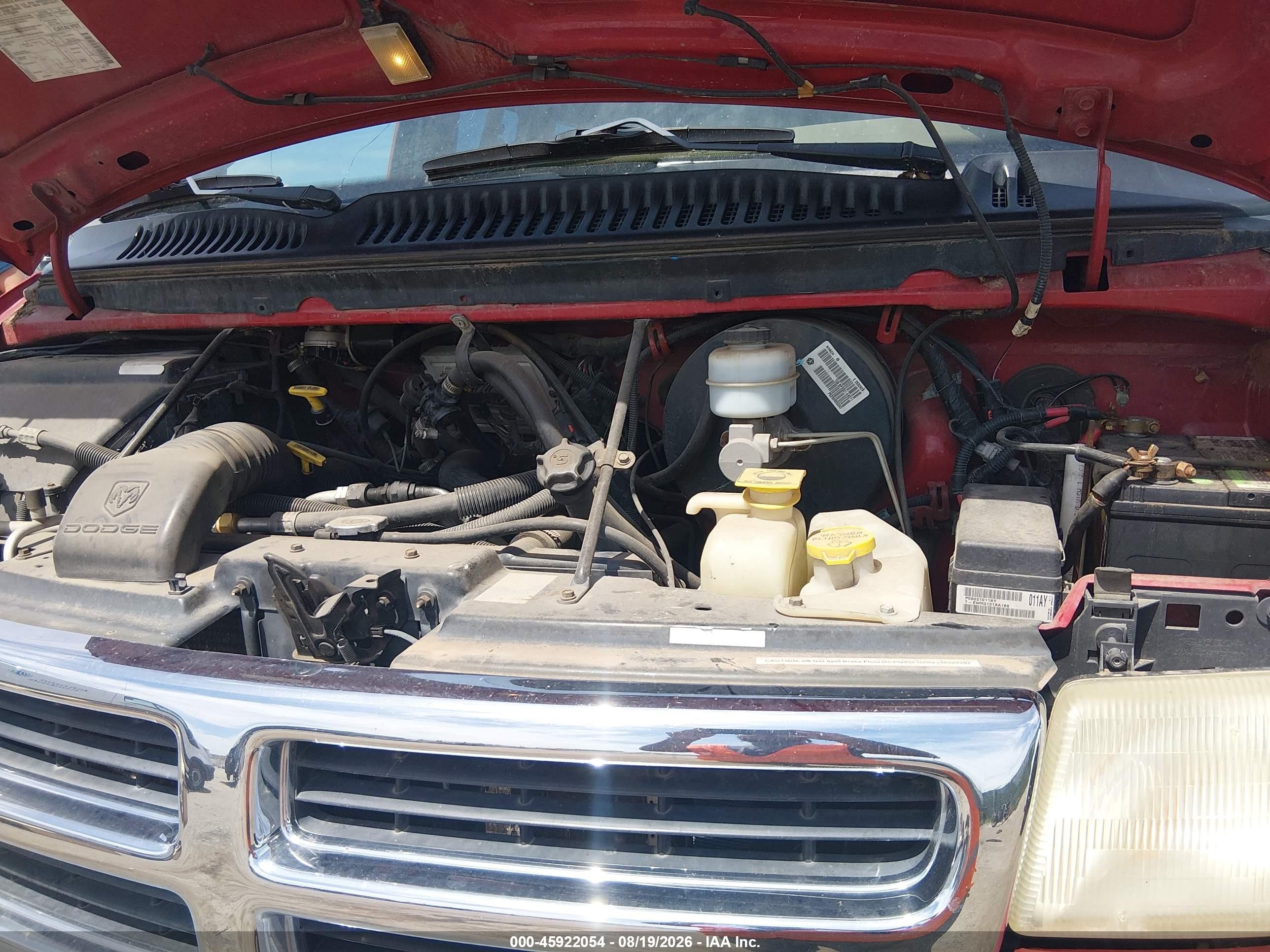 2002 Dodge Ram Van 1500 Conversion Red vin: 2B6HB11Z12K113610