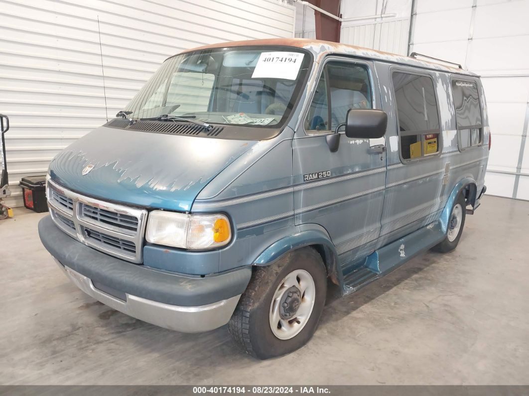1994 Dodge Ram Van B250 Blue vin: 2B6HB21X2RK539529