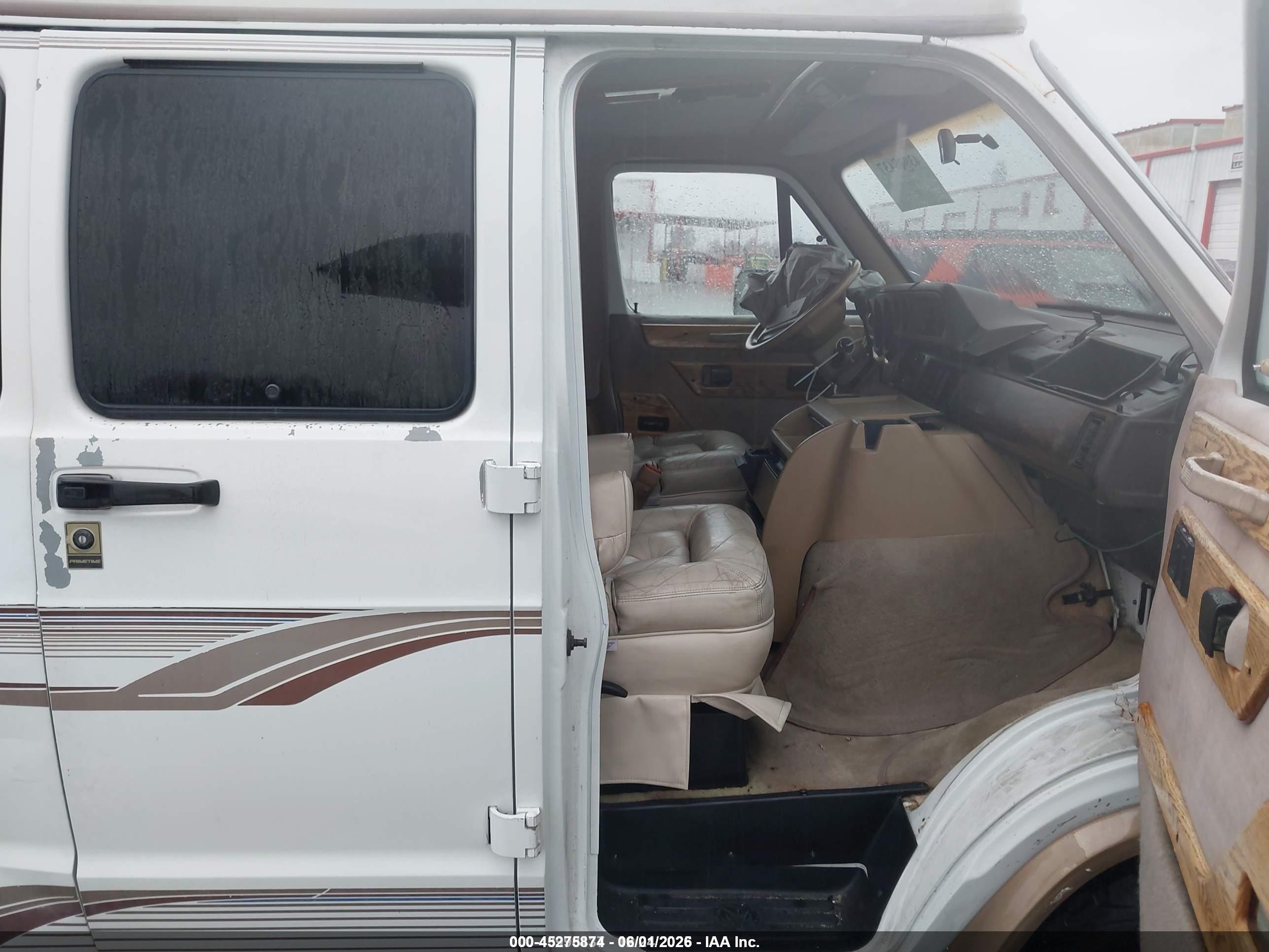 1996 Dodge Ram Van B2500 White vin: 2B6HB21Y0TK144460