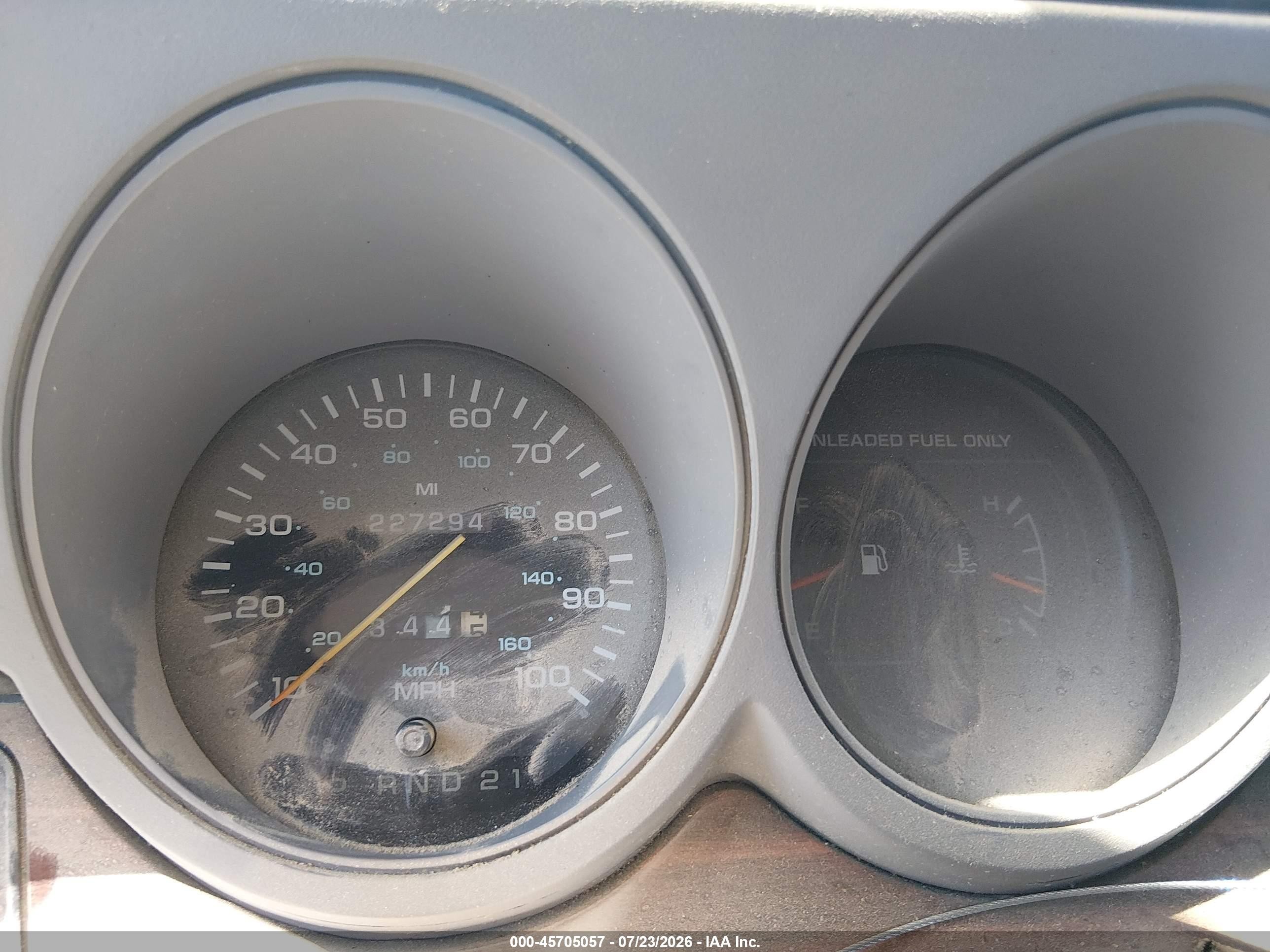 1996 Dodge Ram Van B2500 Gray vin: 2B6HB21Y6TK107283