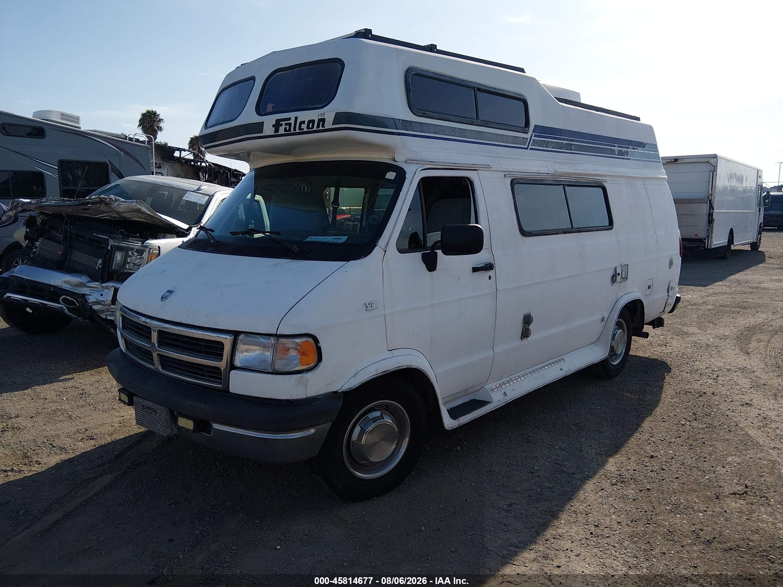 1995 Dodge Ram Van B3500 White vin: 2B6KB31Z9SK538073