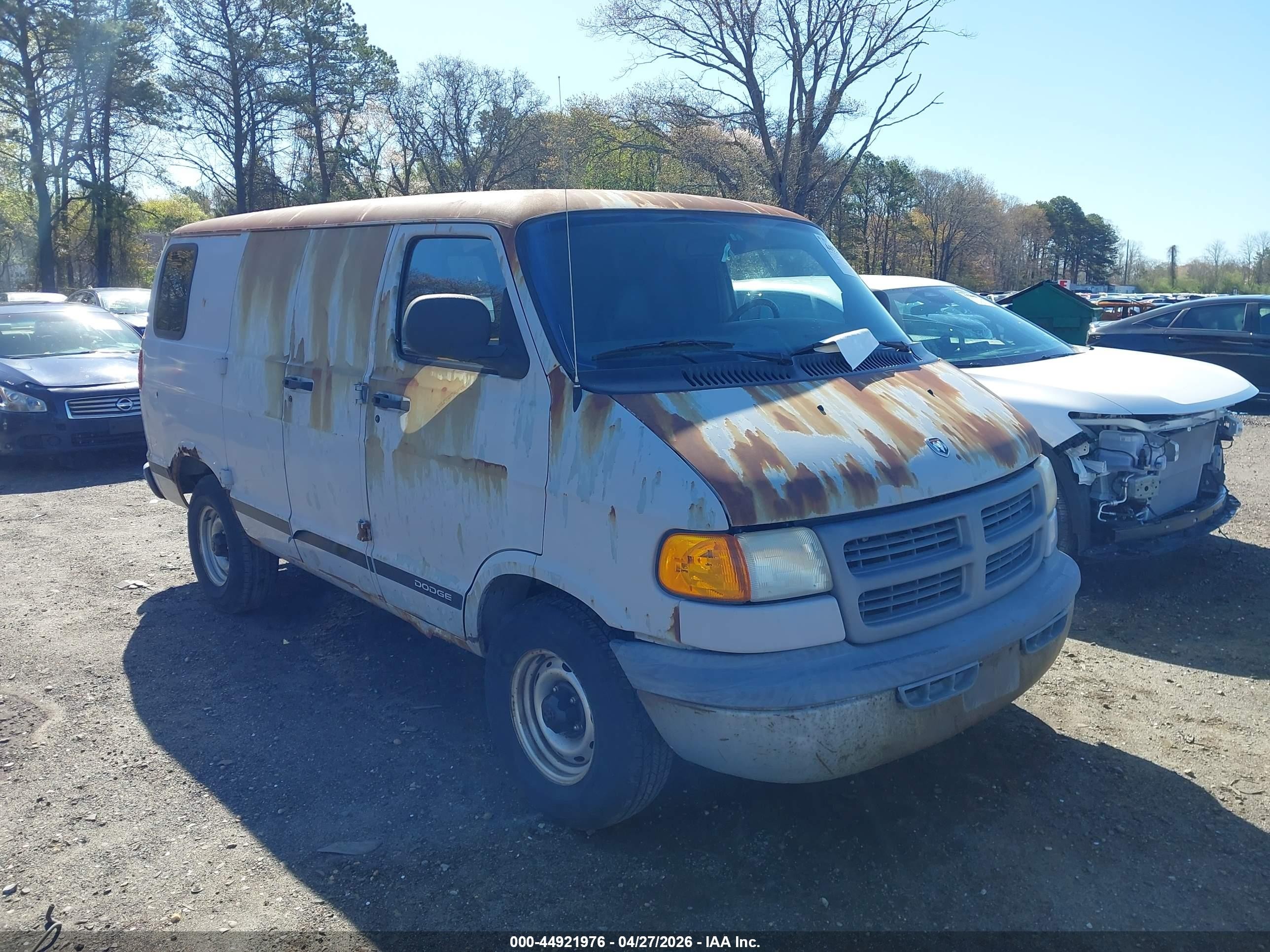2001 Dodge Ram Van 1500 Conversion Серый vin: 2B7HB11X21K538827