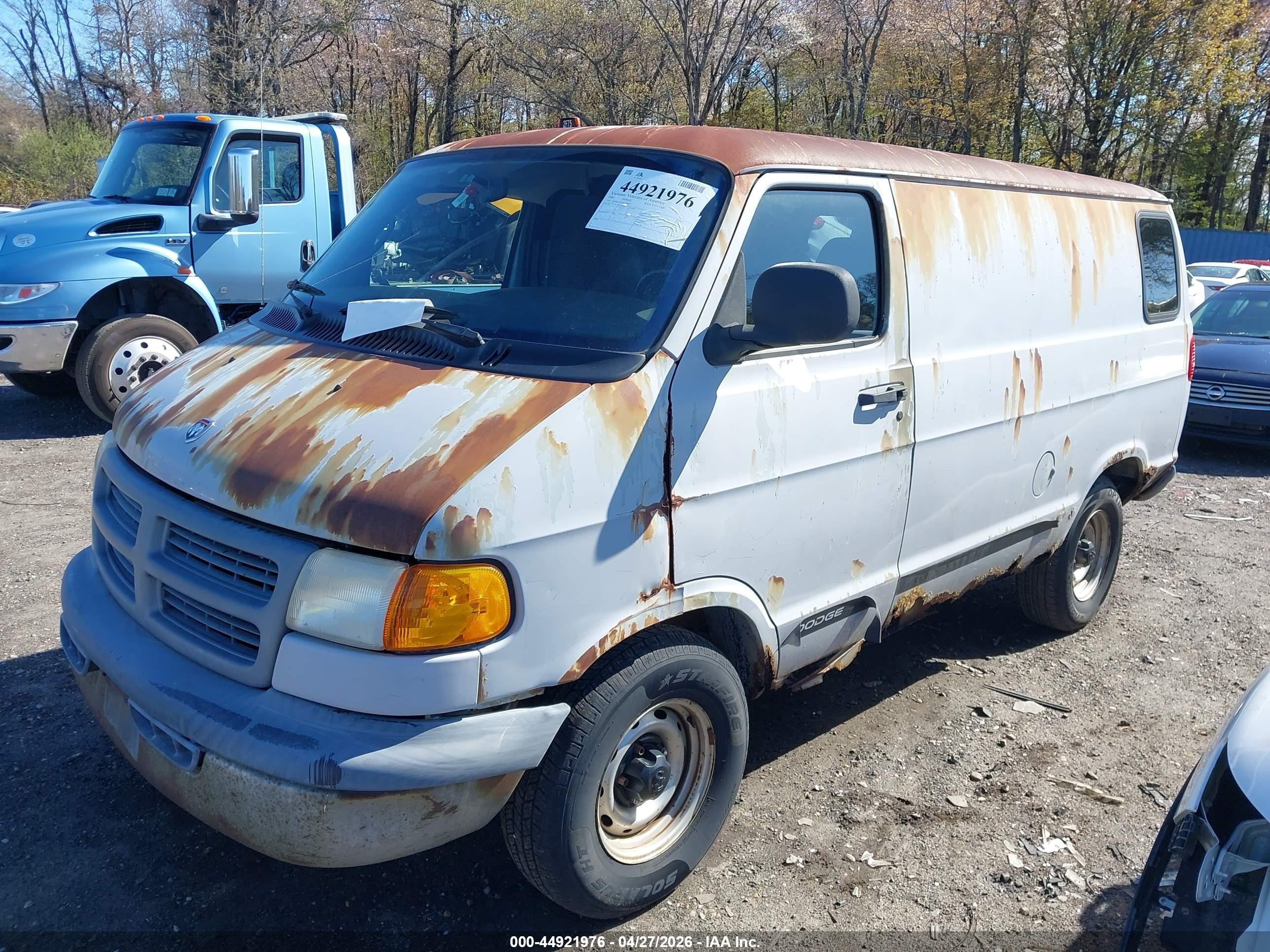 2001 Dodge Ram Van 1500 Conversion Серый vin: 2B7HB11X21K538827