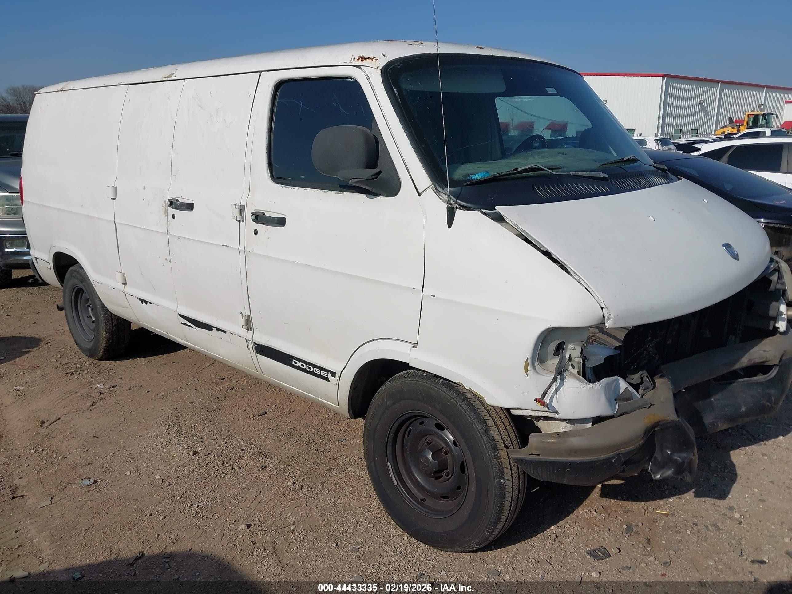 2001 Dodge Ram Van 1500 Conversion Белый vin: 2B7HB11X71K543876