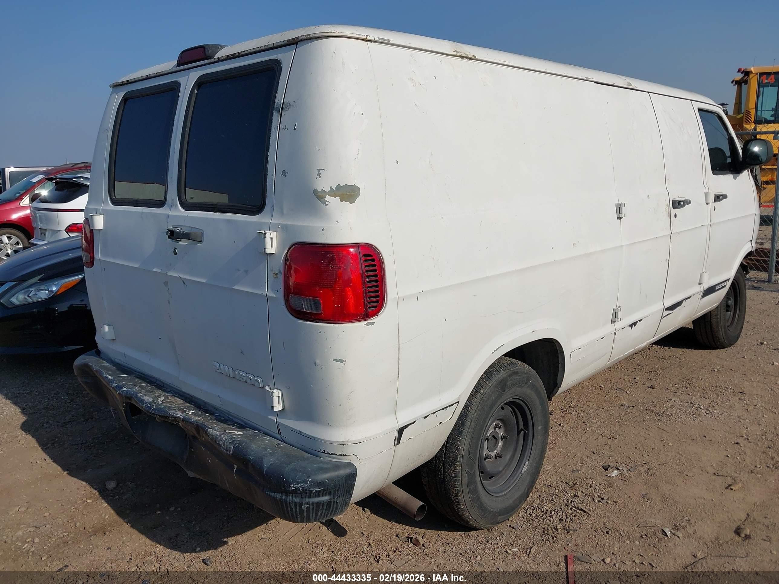 2001 Dodge Ram Van 1500 Conversion Белый vin: 2B7HB11X71K543876