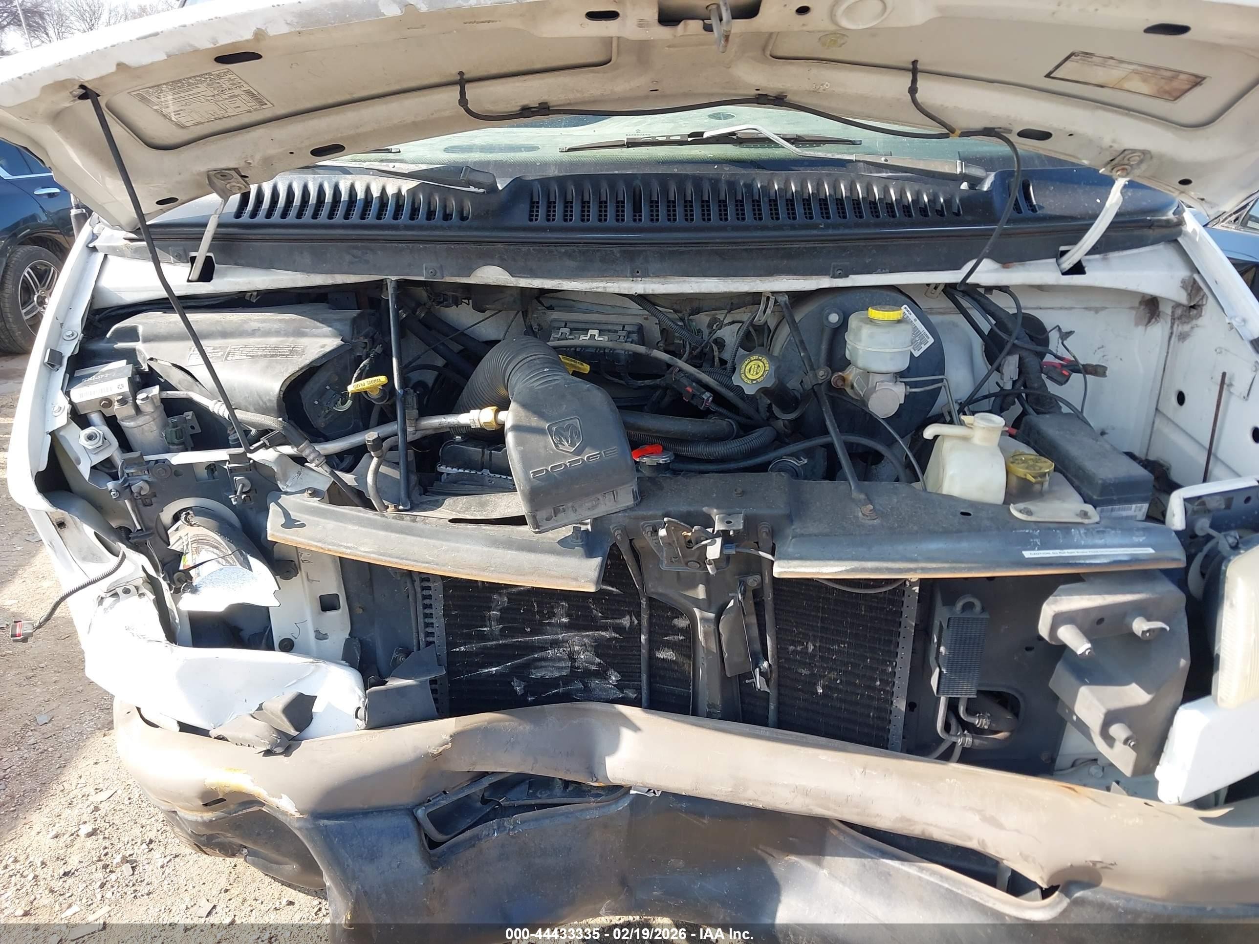 2001 Dodge Ram Van 1500 Conversion Белый vin: 2B7HB11X71K543876