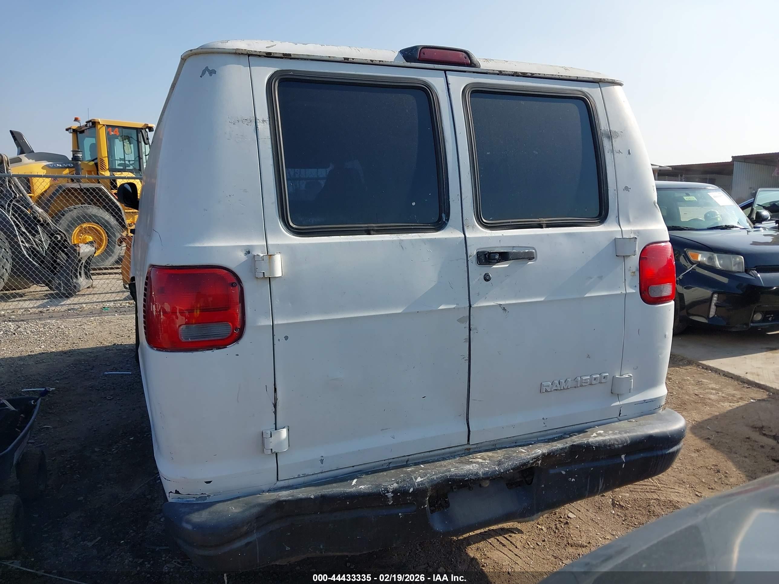 2001 Dodge Ram Van 1500 Conversion Белый vin: 2B7HB11X71K543876