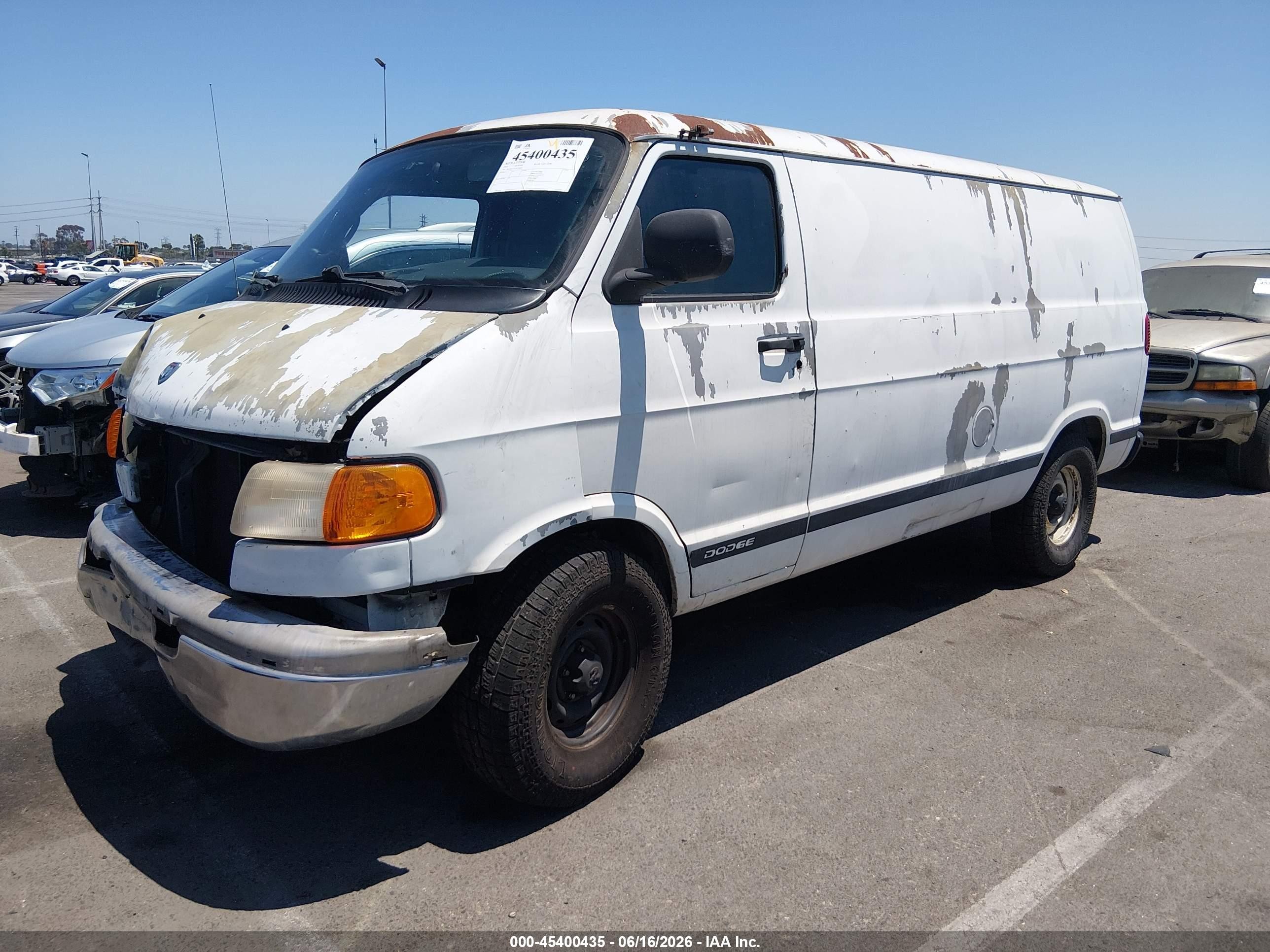 2001 Dodge Ram Van 1500 Conversion Белый vin: 2B7HB11Y11K508601