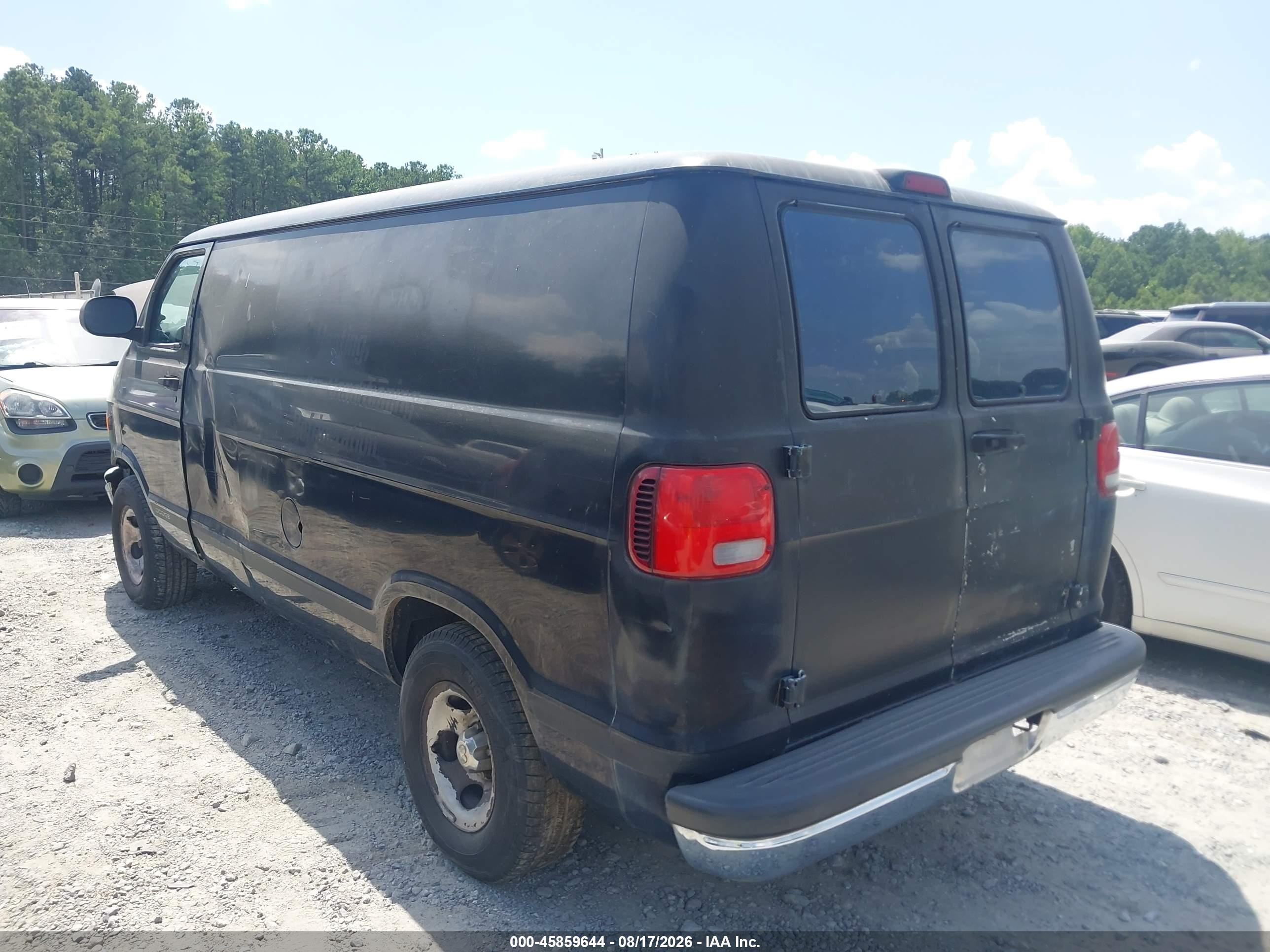 1999 Dodge Ram Van 1500 Commercial/conversion Black vin: 2B7HB11Y4XK534005