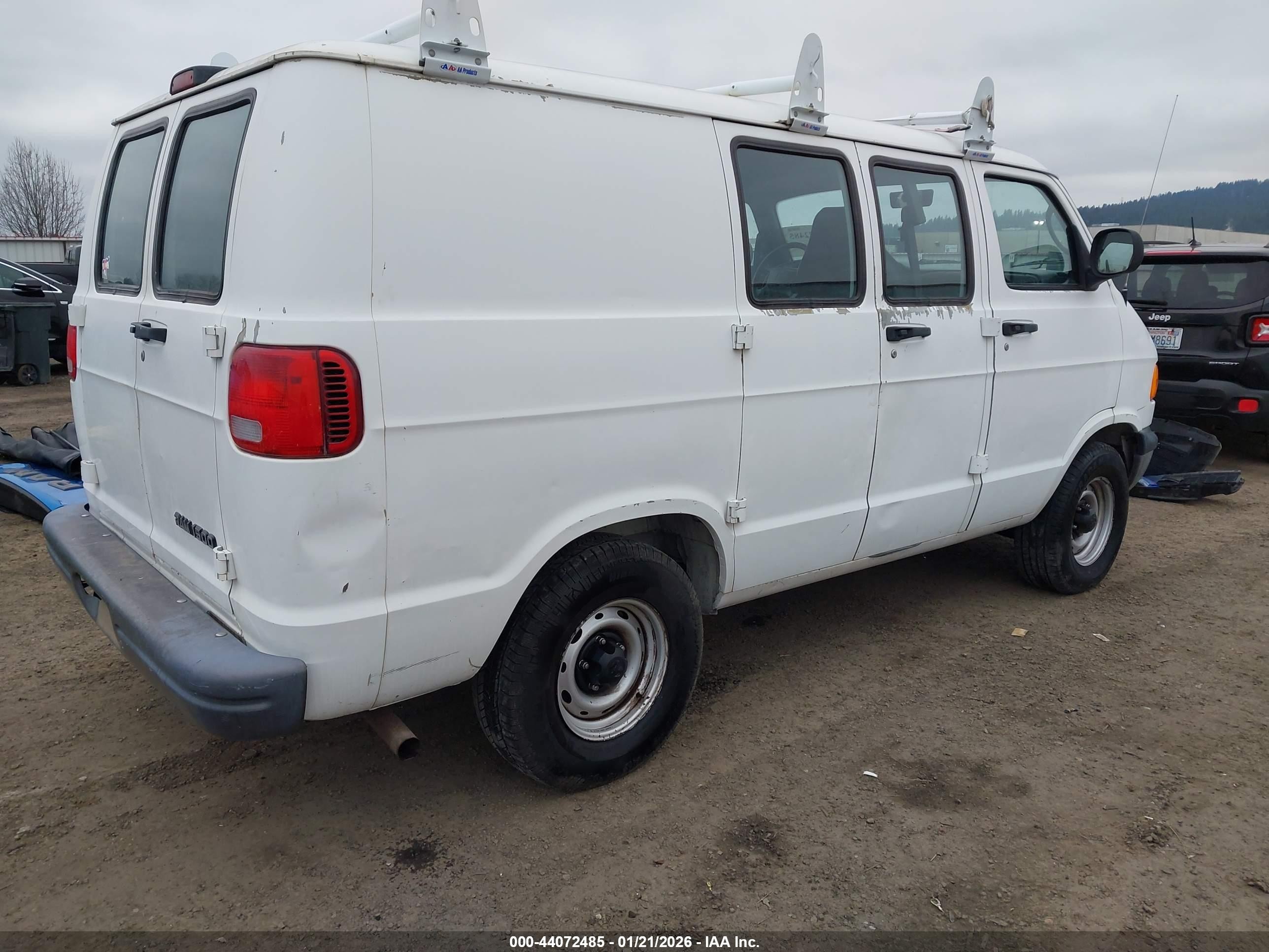 2001 Dodge Ram Van 1500 Conversion Белый vin: 2B7HB11Y81K553583