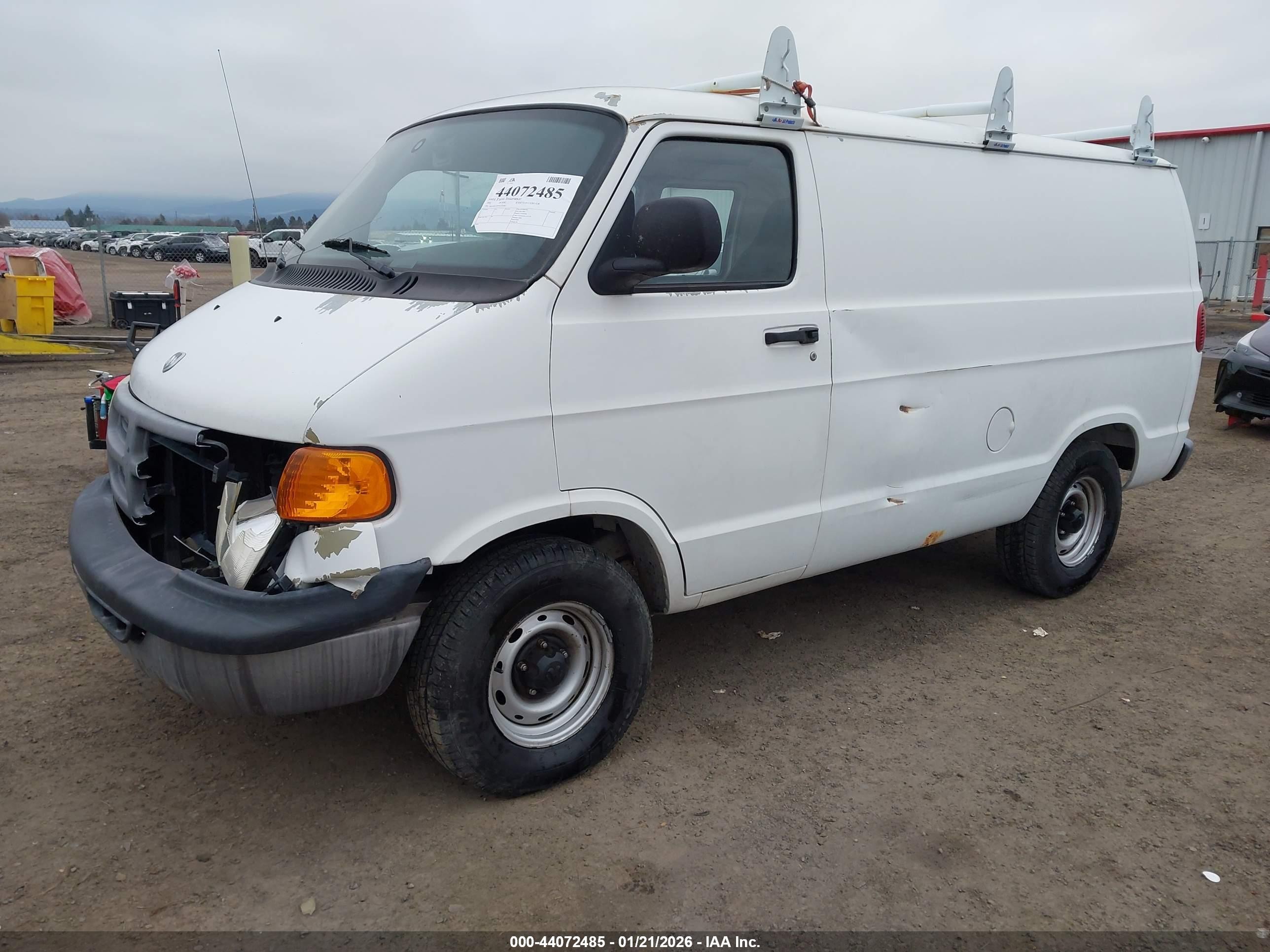 2001 Dodge Ram Van 1500 Conversion Белый vin: 2B7HB11Y81K553583