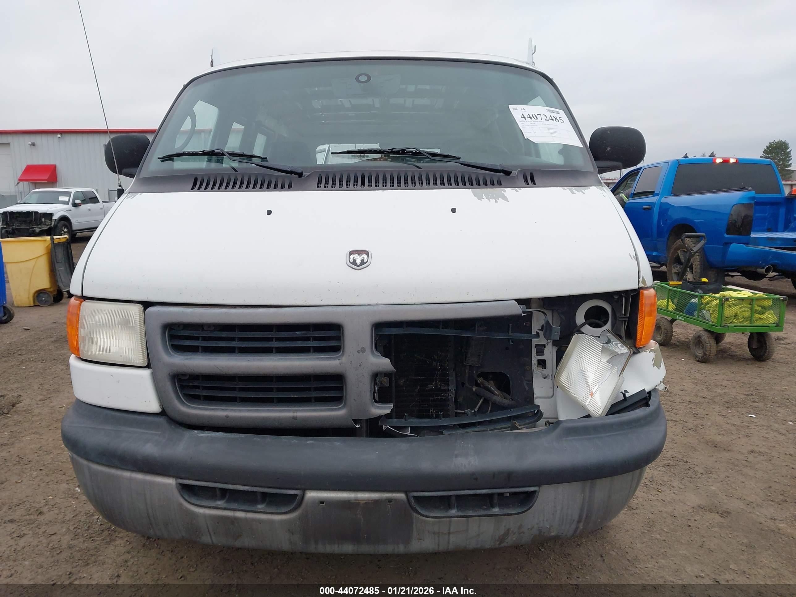 2001 Dodge Ram Van 1500 Conversion Белый vin: 2B7HB11Y81K553583