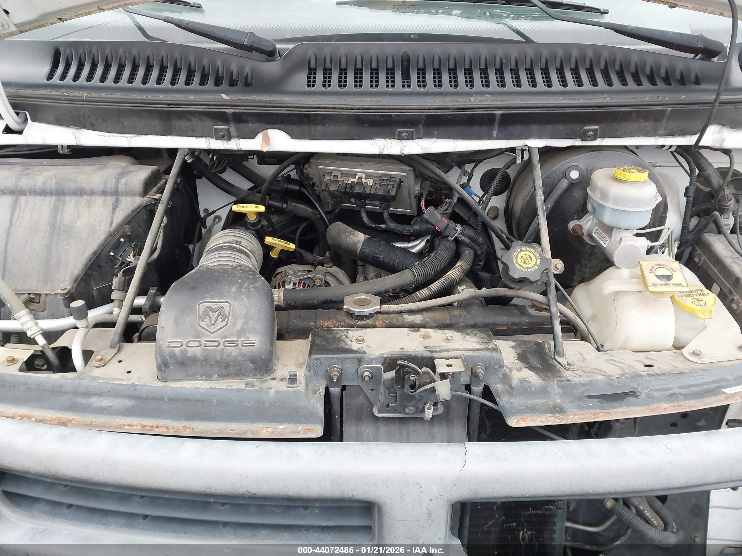 2001 Dodge Ram Van 1500 Conversion Белый vin: 2B7HB11Y81K553583